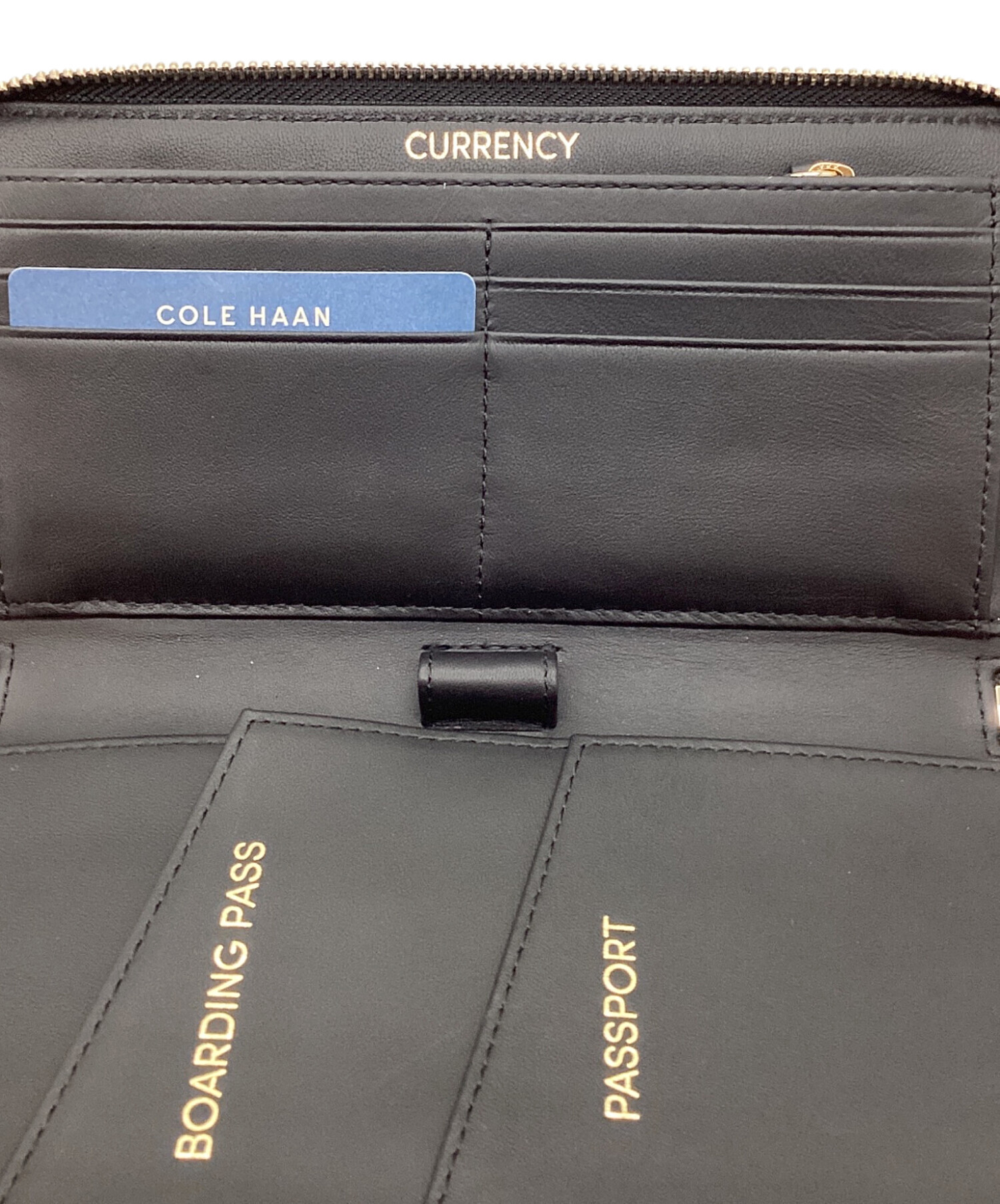 中古・古着通販】COLE HAAN (コールハーン) 長財布 ブラック 未使用品 