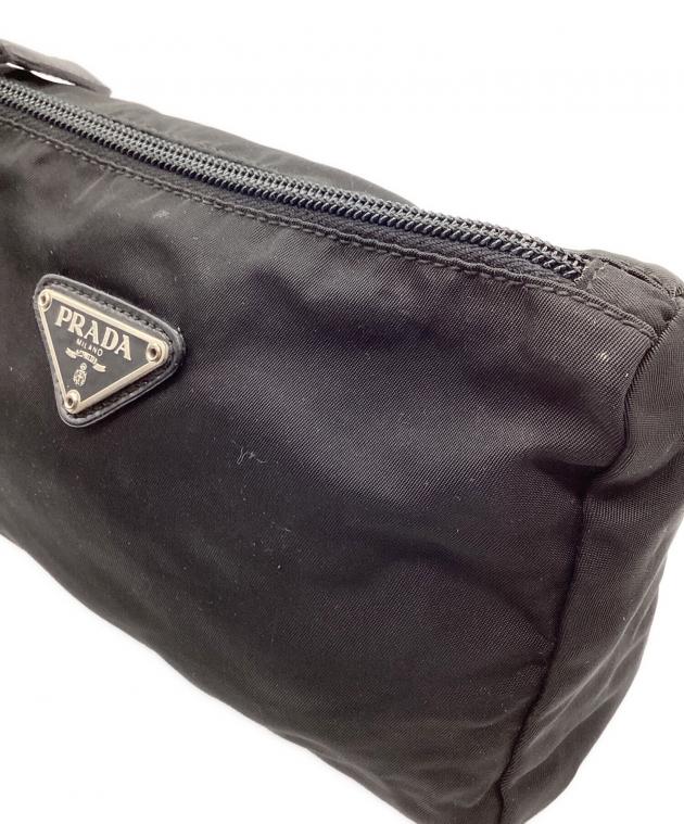PRADA ポーチ ブラック 新品 未使用 PRADA - 新品 プラダ PRADA ポーチ ヴェラ ブラック 黒の通販 by