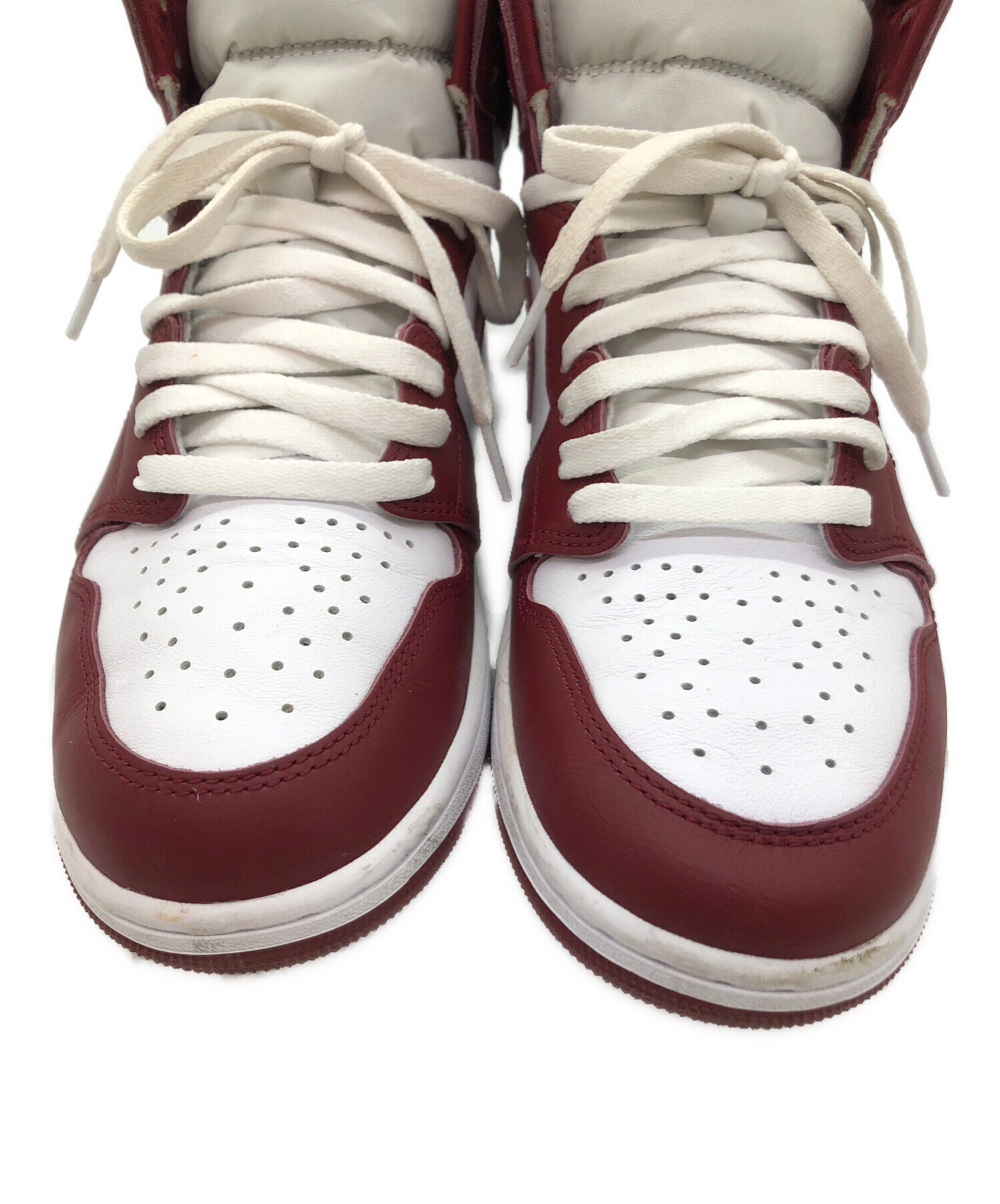 中古・古着通販】NIKE (ナイキ) Air Jordan 1 Retro ボルドー×ホワイト 