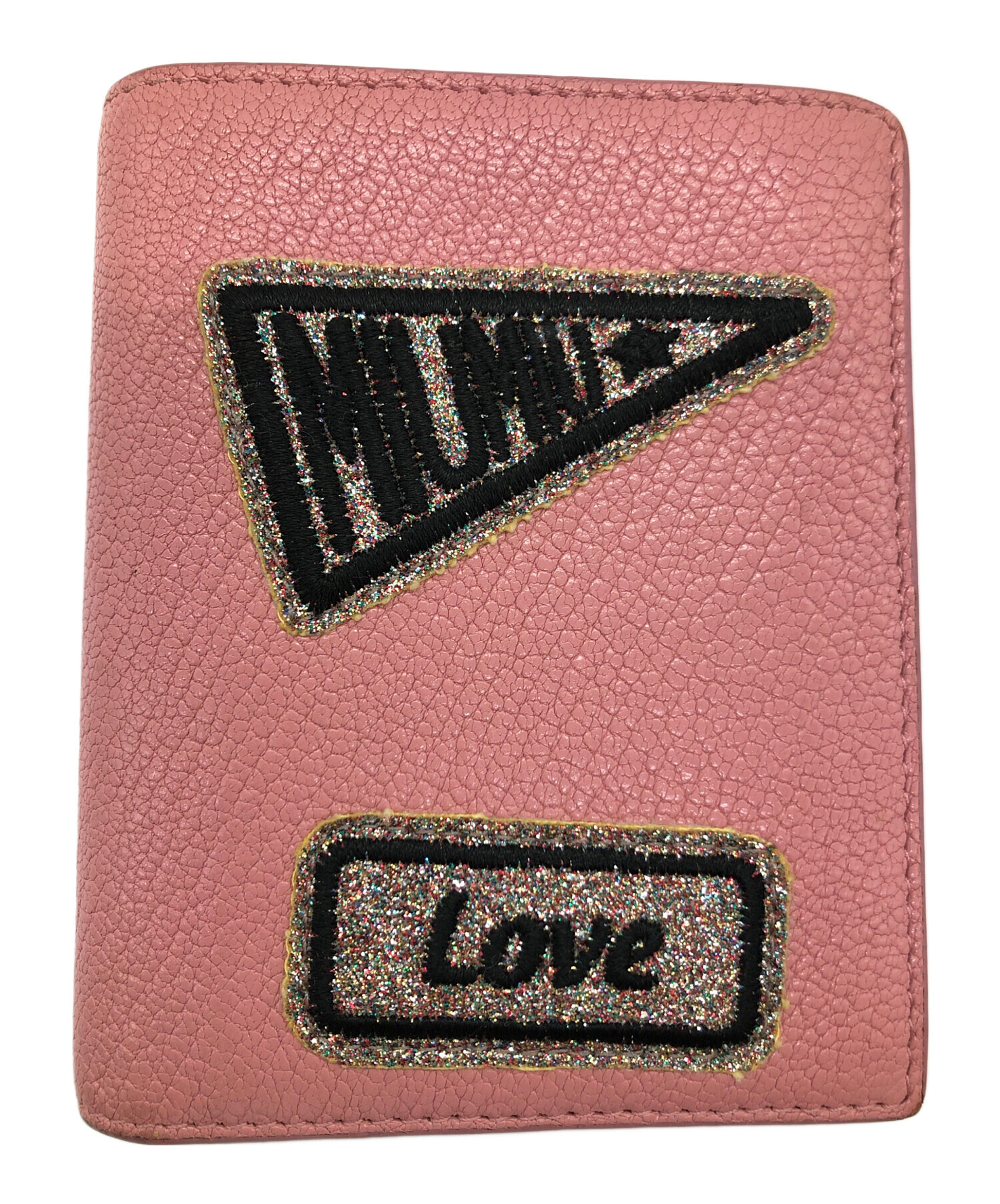 中古・古着通販】MIU MIU (ミュウミュウ) 2つ折り財布 ピンク 