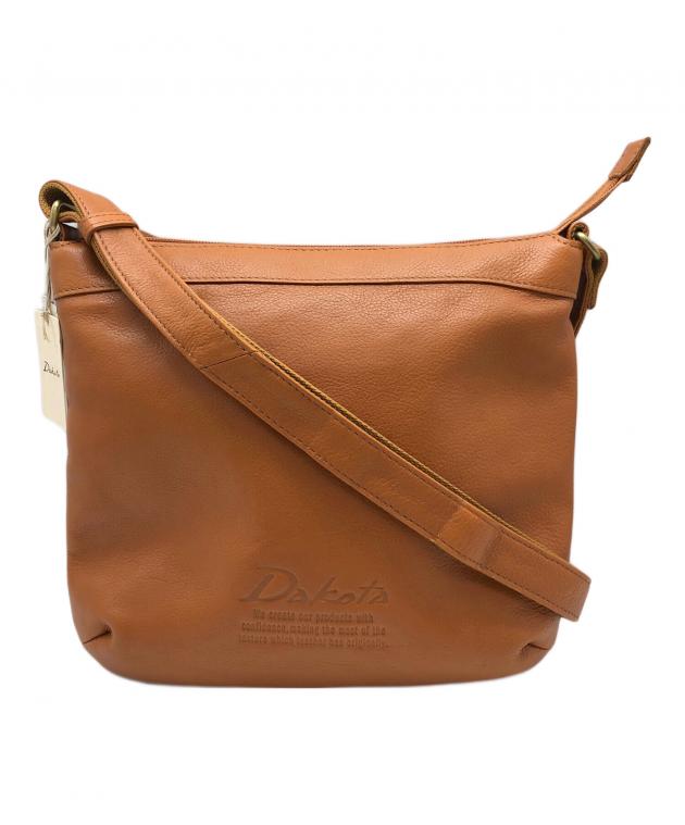 Dakotaブラウンレザー ショルダーバッグ 中古・古着通販】DAKOTA (ダコタ) レザーショルダーバッグ