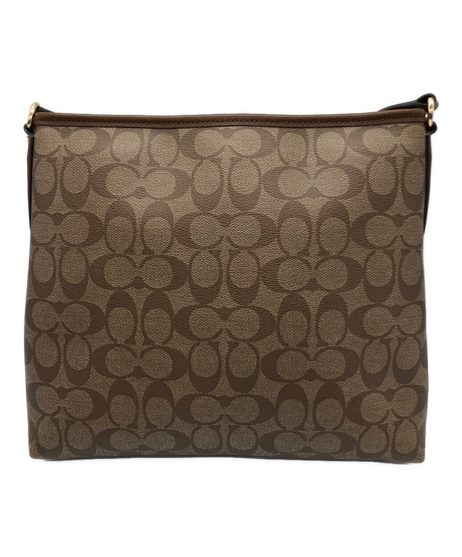 中古・古着通販】COACH (コーチ) シグネチャー ショルダーバッグ 