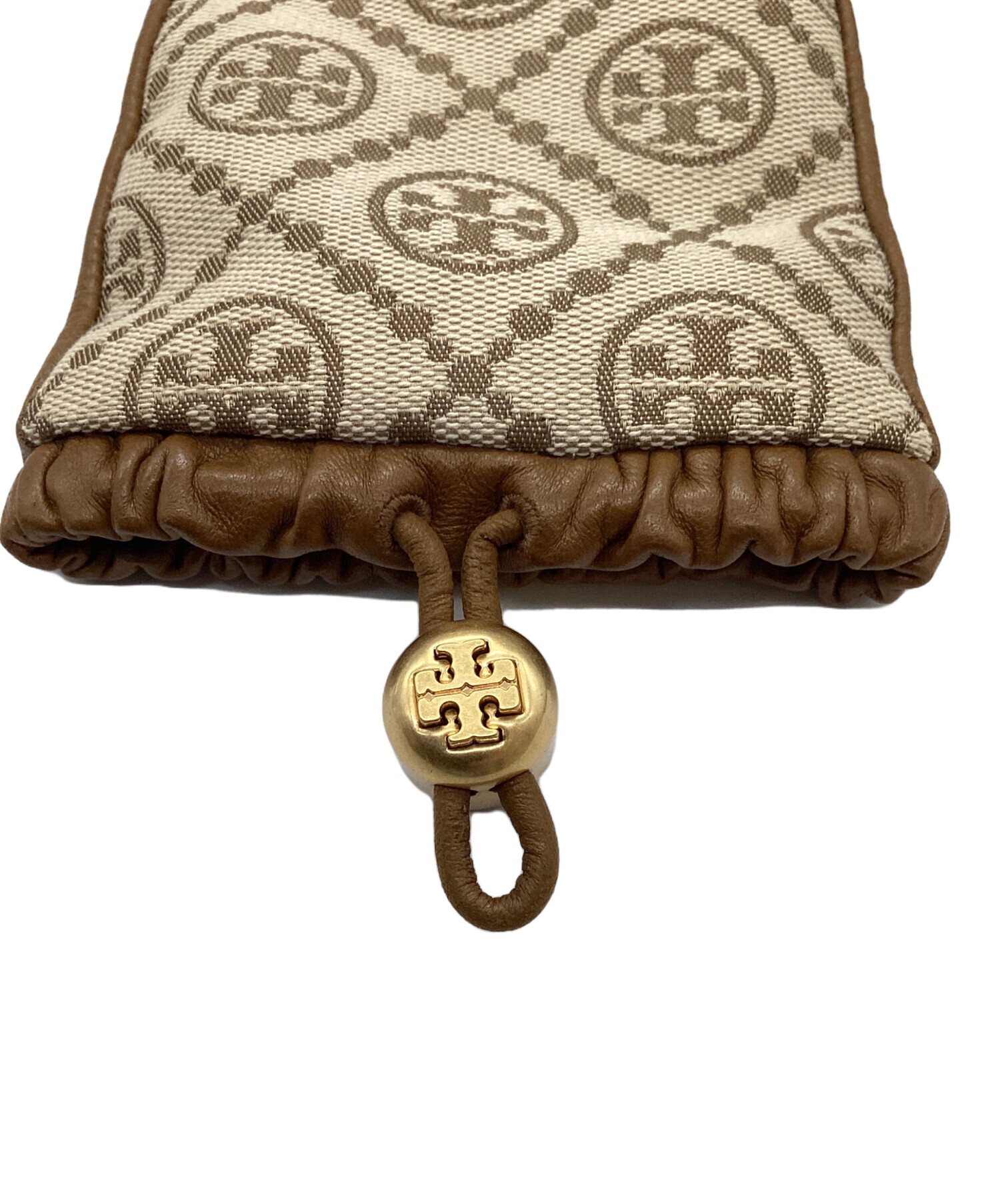 中古・古着通販】TORY BURCH (トリーバーチ) レザーグローブ ベージュ