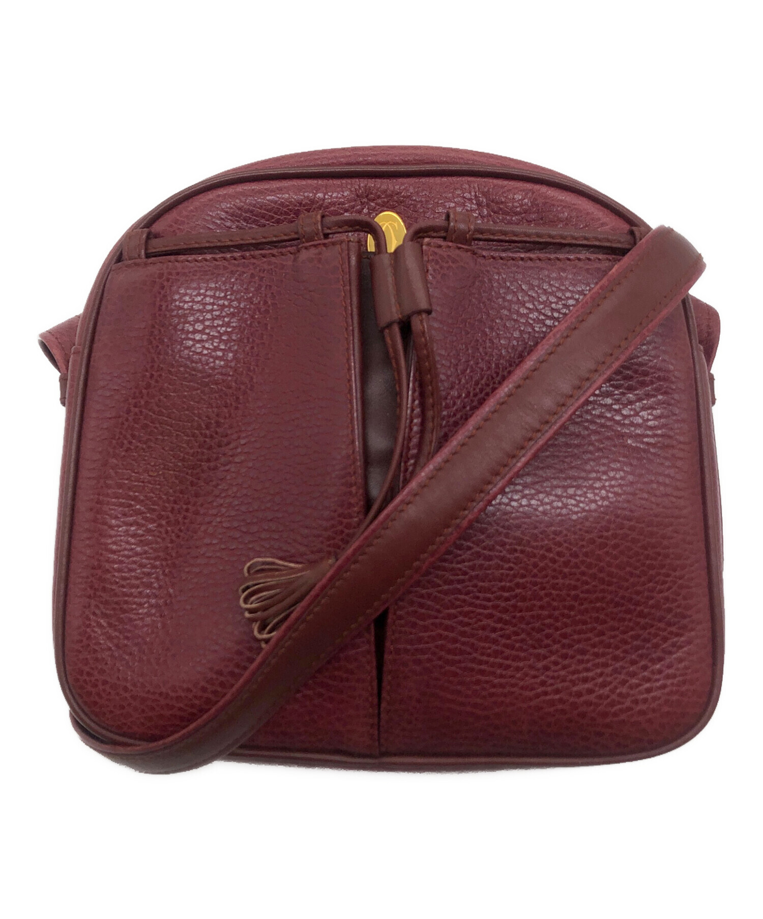 ☆《Cartier ／カルティエ》 ショルダーバッグ マストライン ボルドー