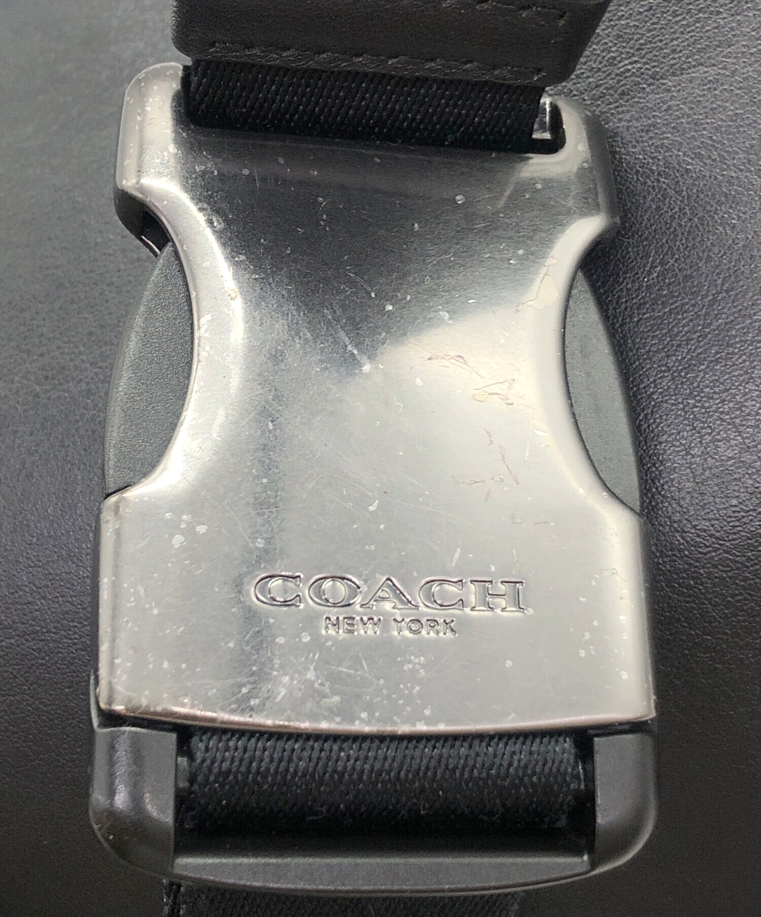 中古・古着通販】COACH (コーチ) シグネチャー ワーレンベルトバッグ