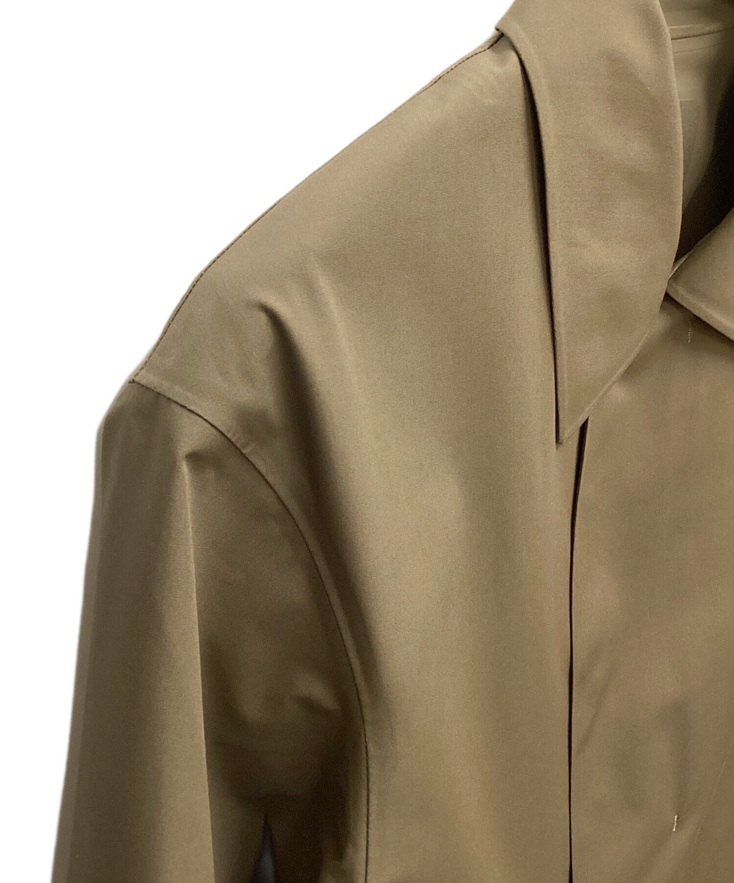 UNIQLO:C ブロックテックステンカラーコート Mサイズ ベージュ ユニクロ公式 | ブロックテックステンカラーコート