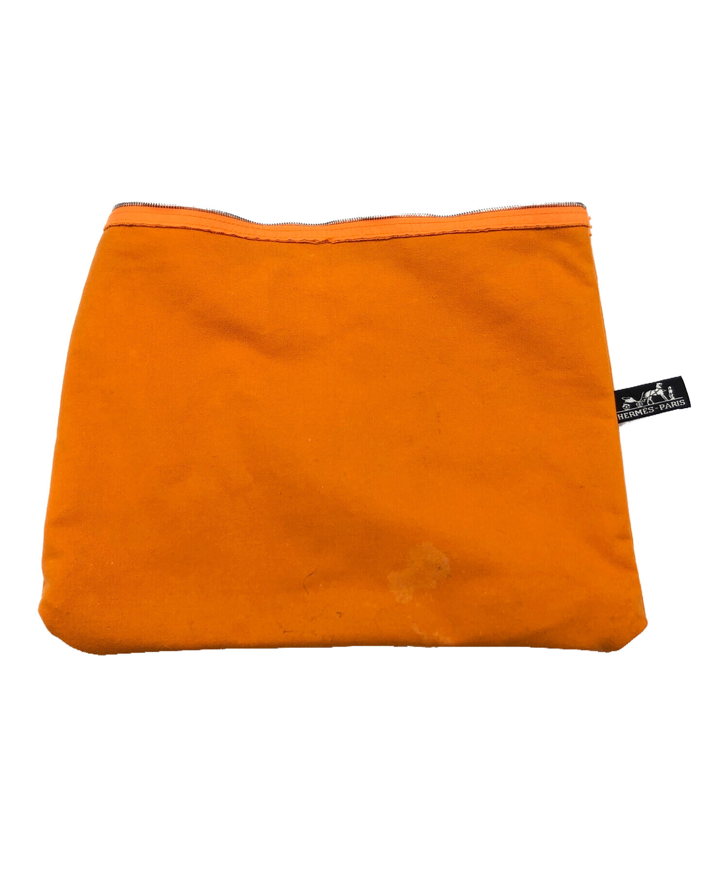 中古・古着通販】HERMES (エルメス) ボラボラポーチGM オレンジ