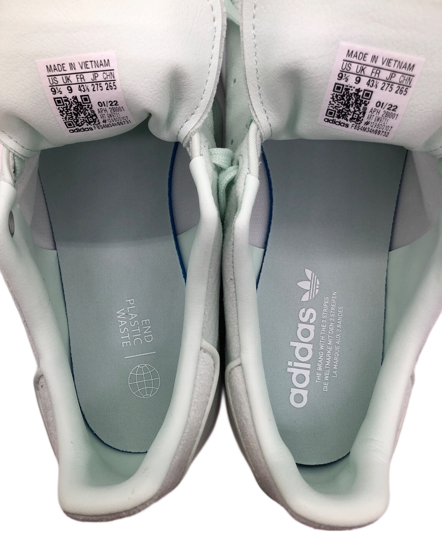 adidas Stan Smith ミントグリーン 8サイズ 中古・古着通販】adidas (アディダス) STANSMITH（スタンスミス