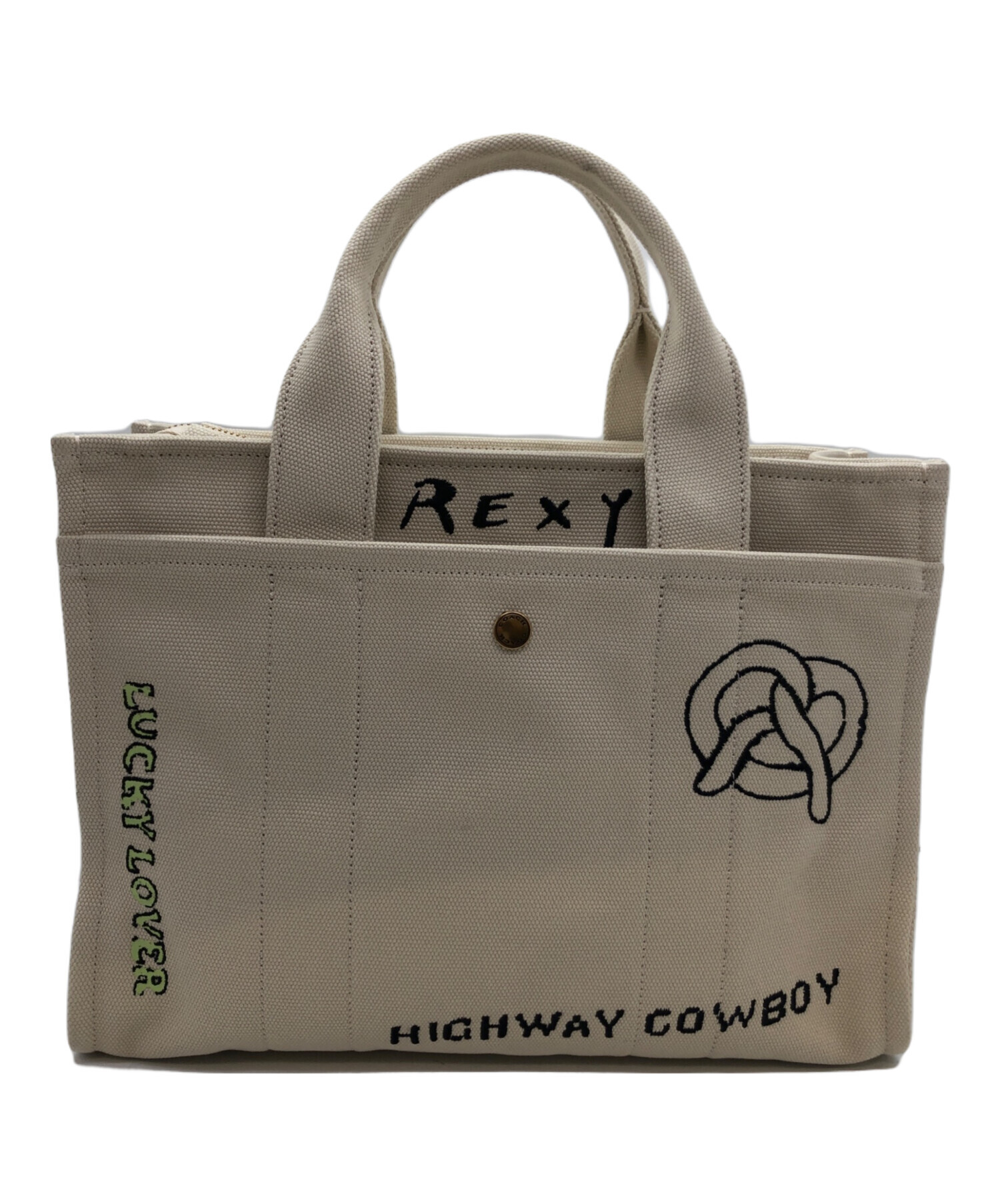 中古・古着通販】COACH (コーチ) カーゴトートバッグ ベージュ 