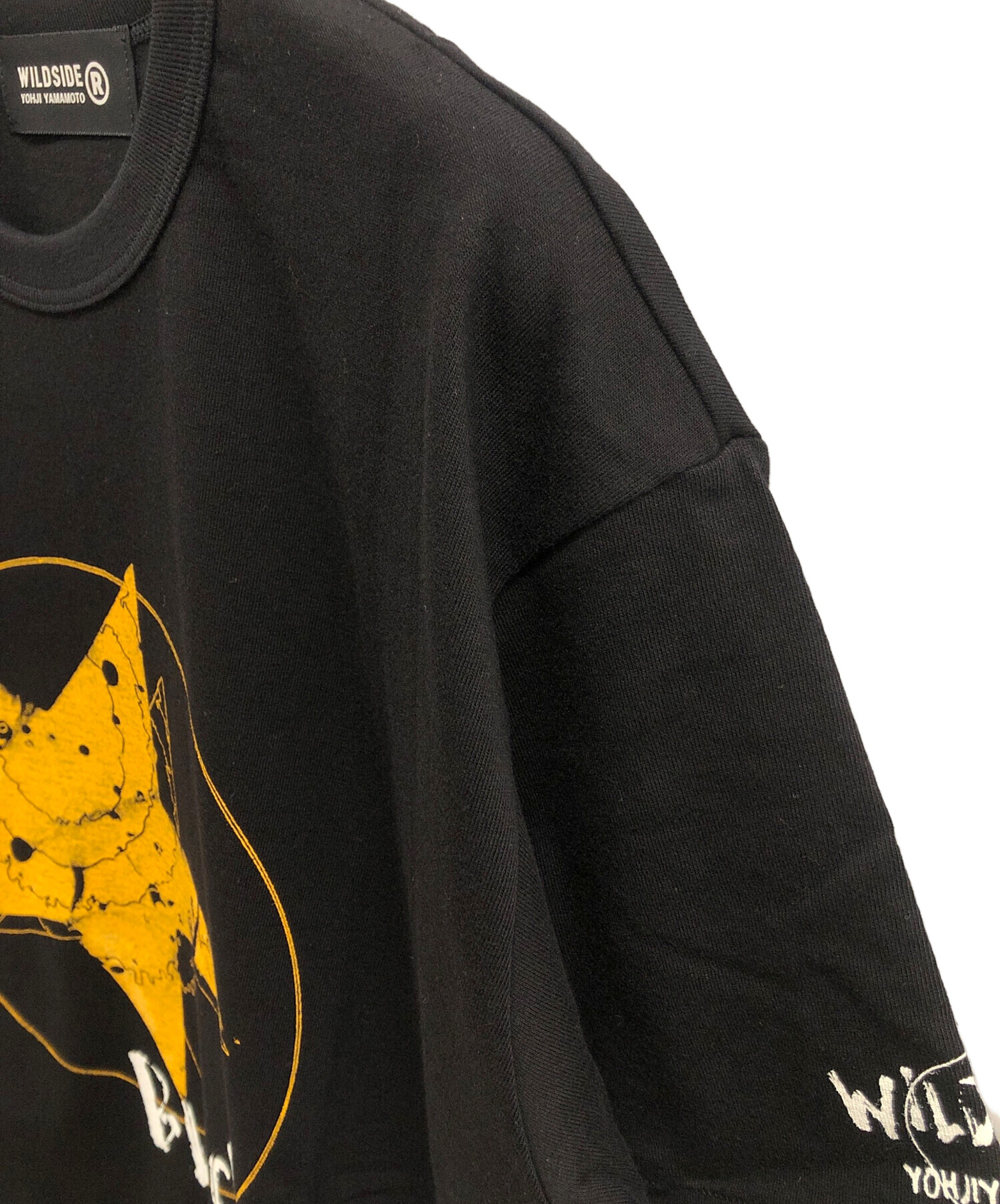 中古・古着通販】YOHJI YAMAMOTO (ヨウジヤマモト) Tシャツ ブラック