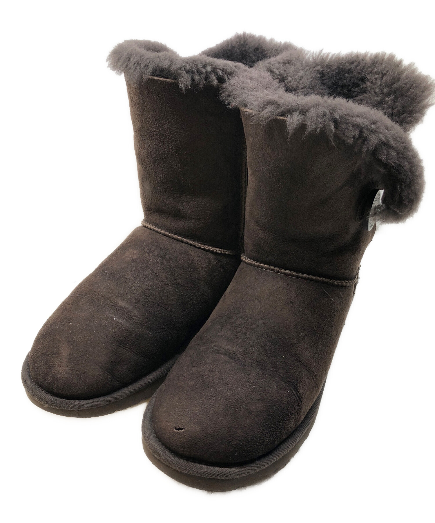 UGG ムートンブーツ ブラウン　23cm UGG アグ クラシックウルトラミニ 厚底ムートンブーツ ブラウン23cm