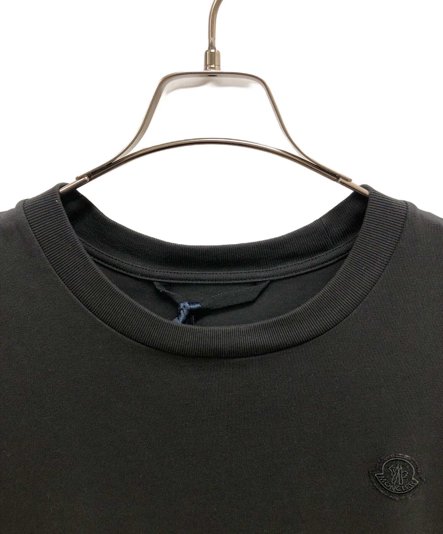 中古・古着通販】MONCLER (モンクレール) 半袖カットソー ブラック