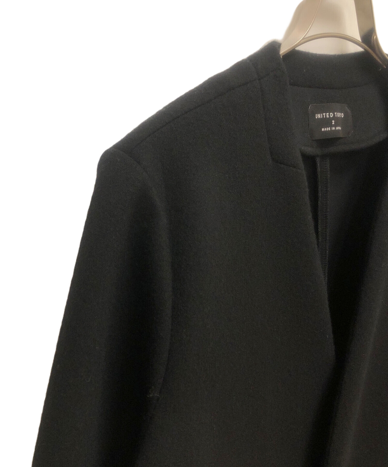 UNITED TOKYO ボンディングメルトンVネックコート UNITED TOKYO