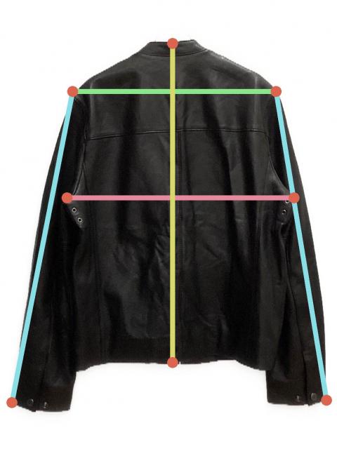 中古・古着通販】COACH (コーチ) シングルライダースジャケット