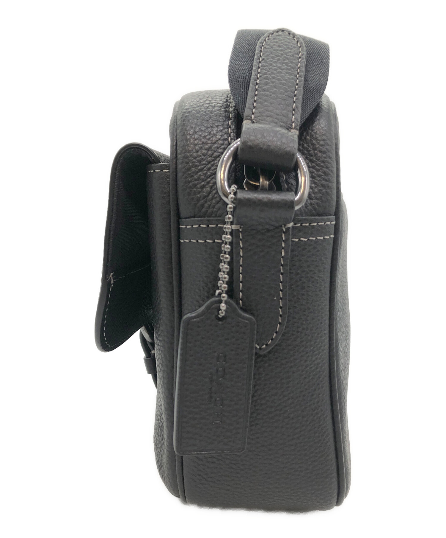 【未使用】COACH コーチ　ショルダーバッグ　ハドソン　クロスボディ　ブラック 中古・古着通販】COACH (コーチ) ハドソンクロスボディ ブラック