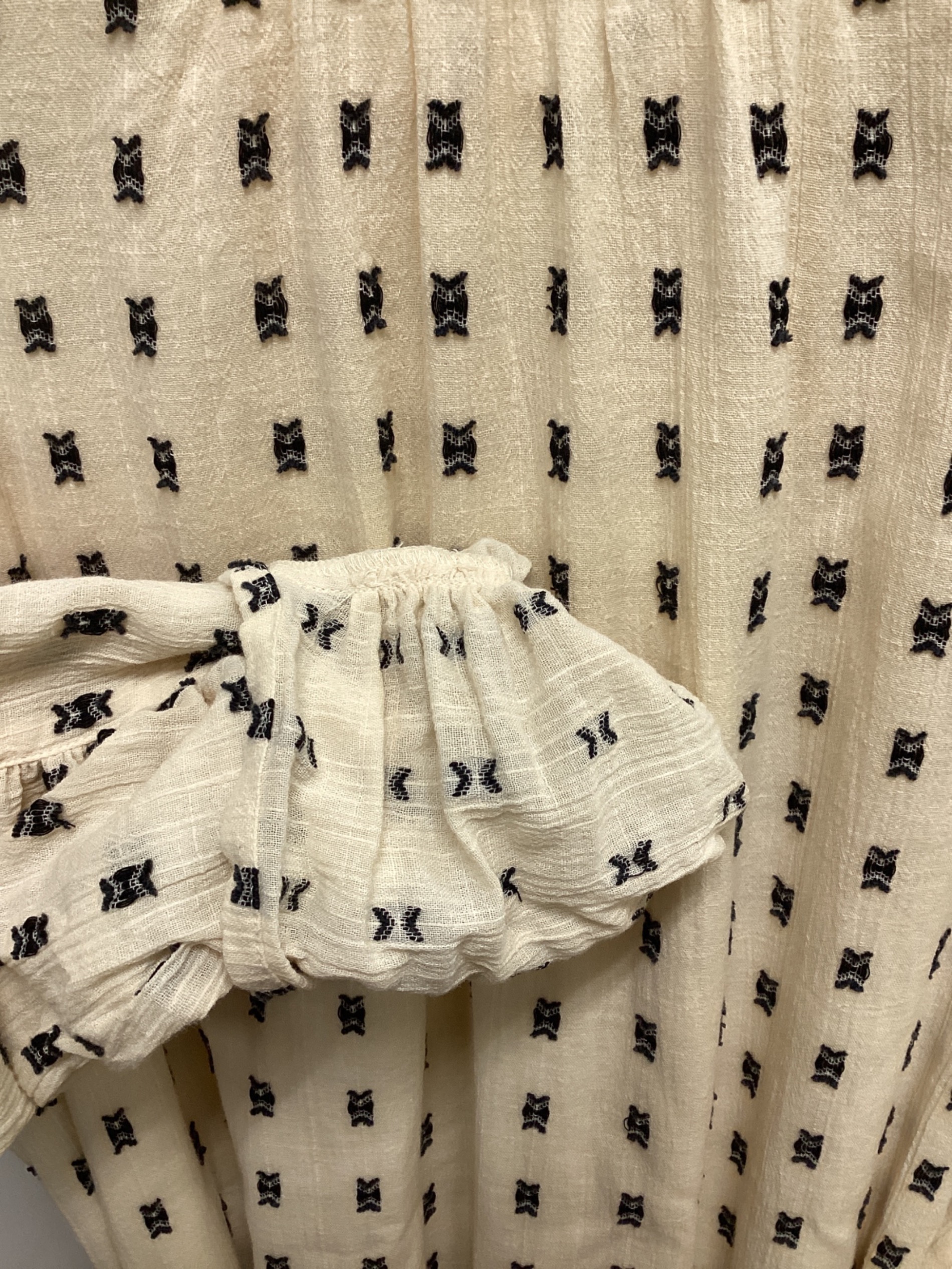 中古・古着通販】sara mallika (サラマリカ) Cotton Cut Jqd Gather