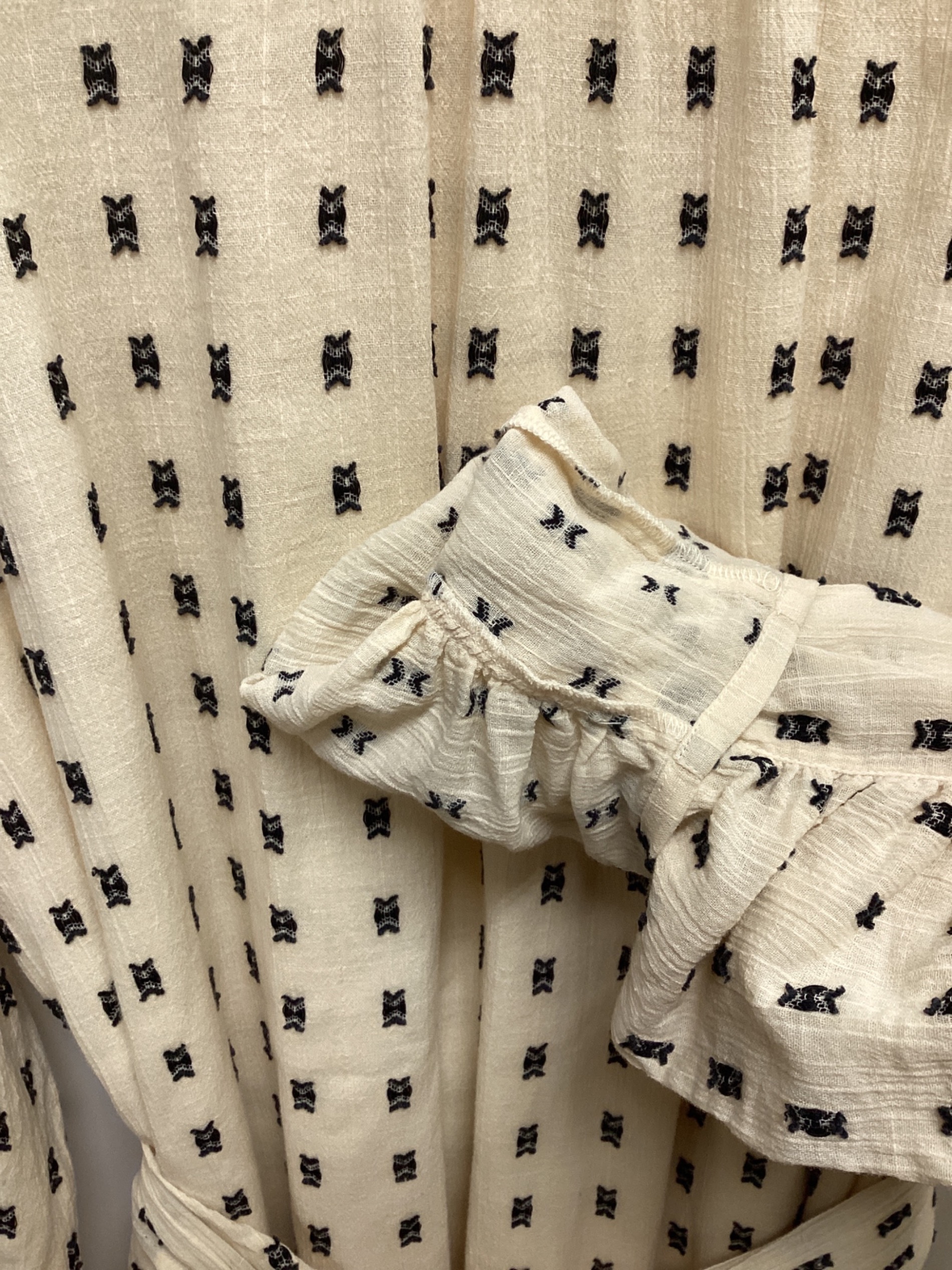 中古・古着通販】sara mallika (サラマリカ) Cotton Cut Jqd Gather