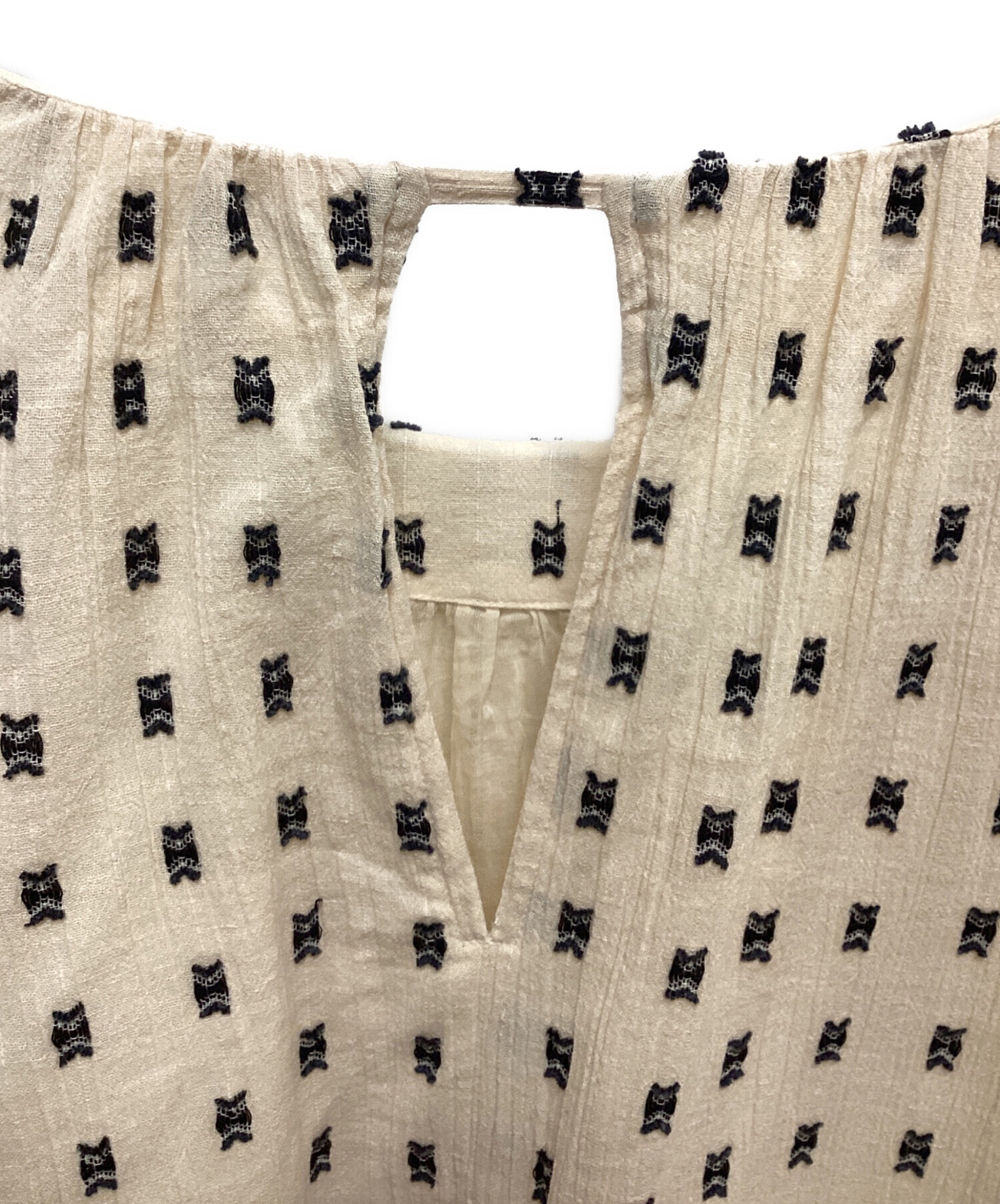 中古・古着通販】sara mallika (サラマリカ) Cotton Cut Jqd Gather