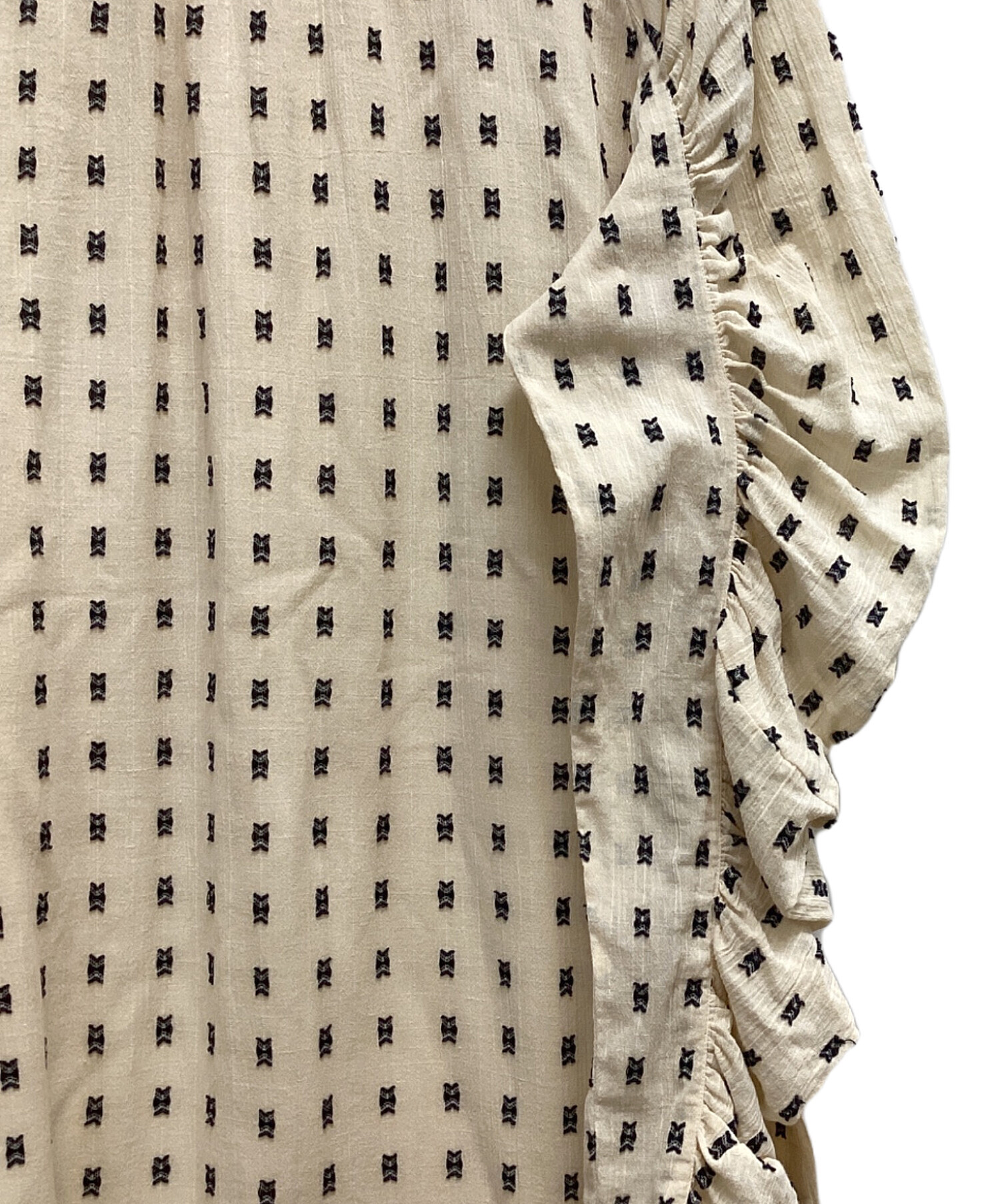 中古・古着通販】sara mallika (サラマリカ) Cotton Cut Jqd Gather