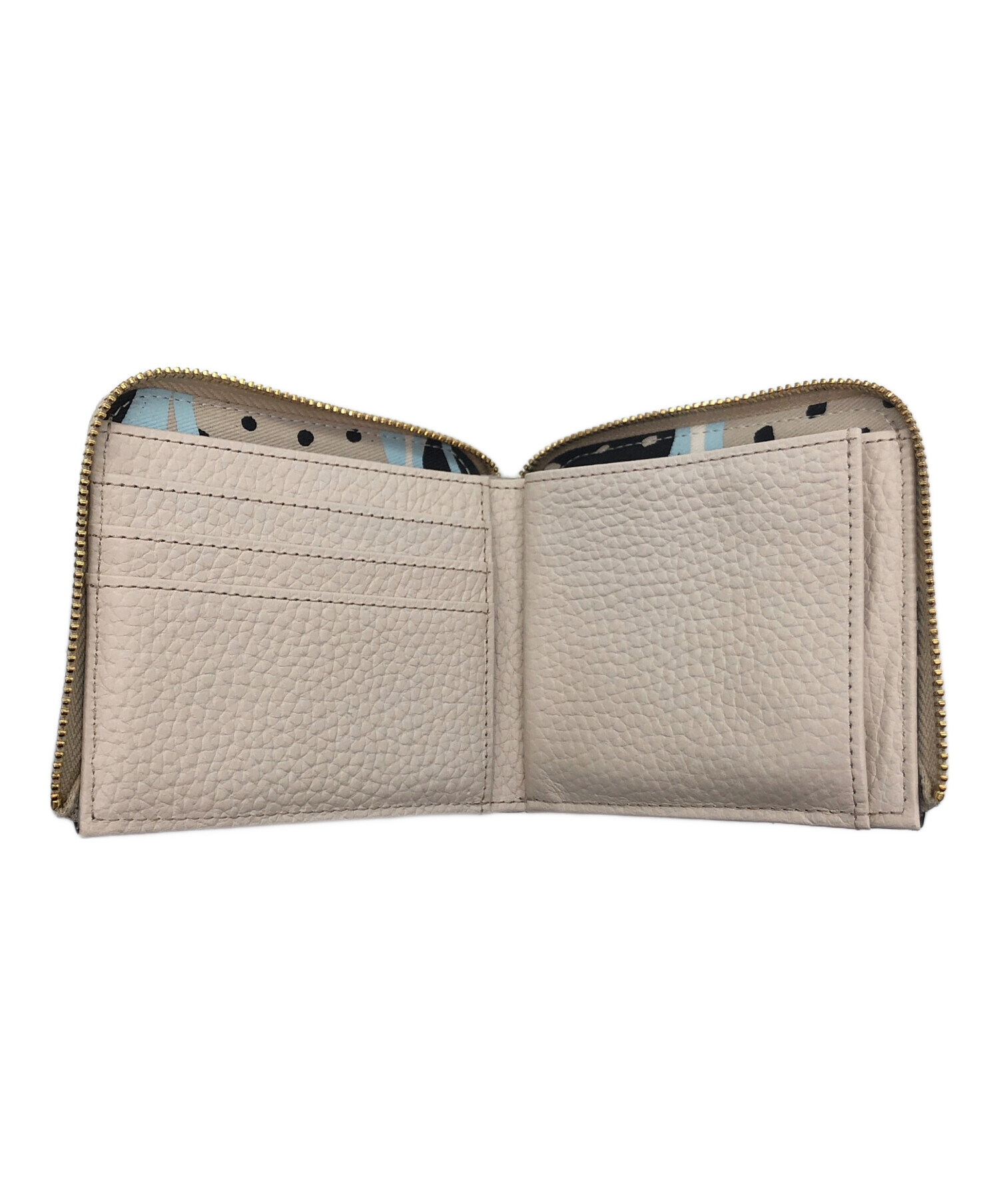 【未使用】イアンヌ　IANNE PARIS 折りたたみ財布　総柄　パル 新品・未使用】IANNE イアンヌ PAL二つ折りお財布