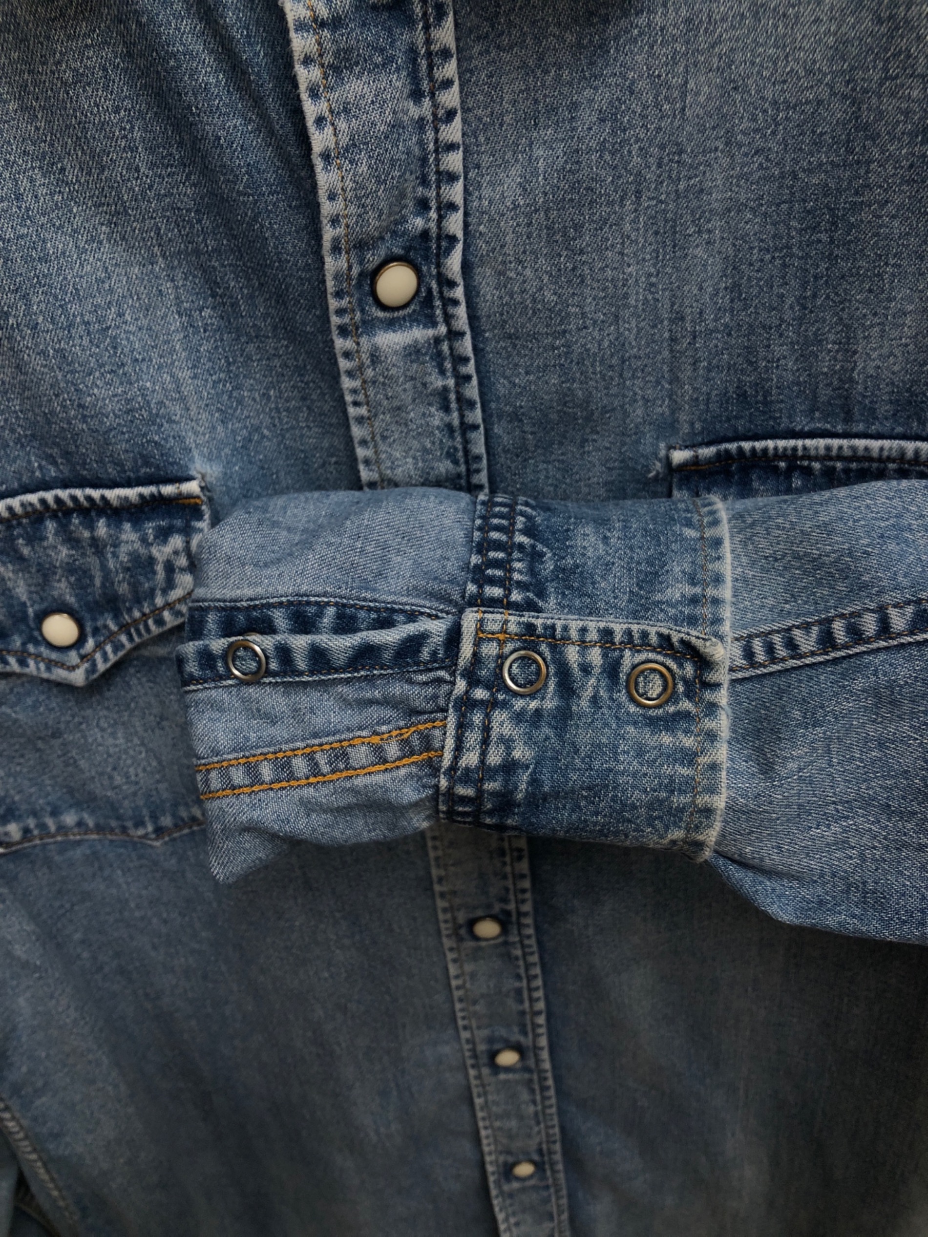 中古・古着通販】MINEDENIM (マインデニム) デニムシャツ インディゴ