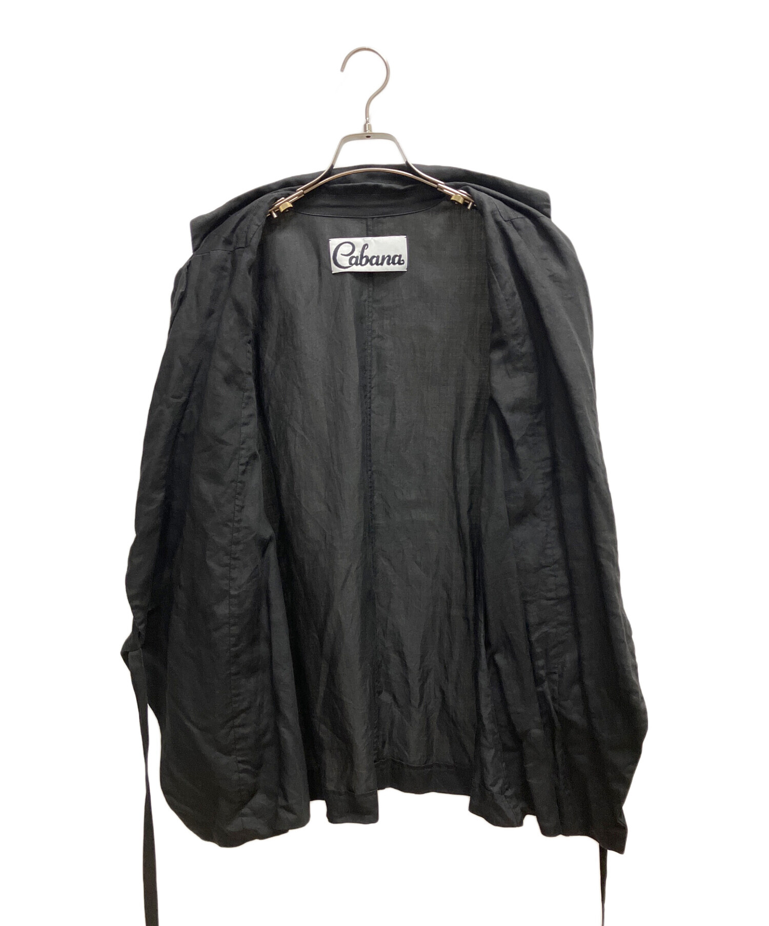 Cabana カシュクールコート 中古・古着通販】CABANA (カバナ) カシュクールジャケット ブラック