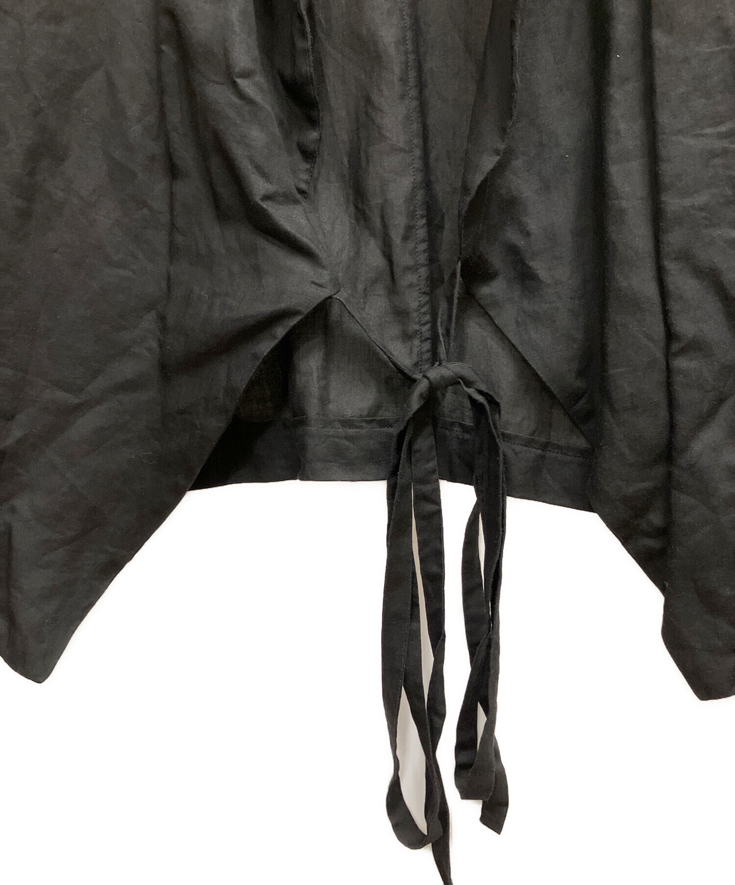 中古・古着通販】CABANA (カバナ) カシュクールジャケット ブラック