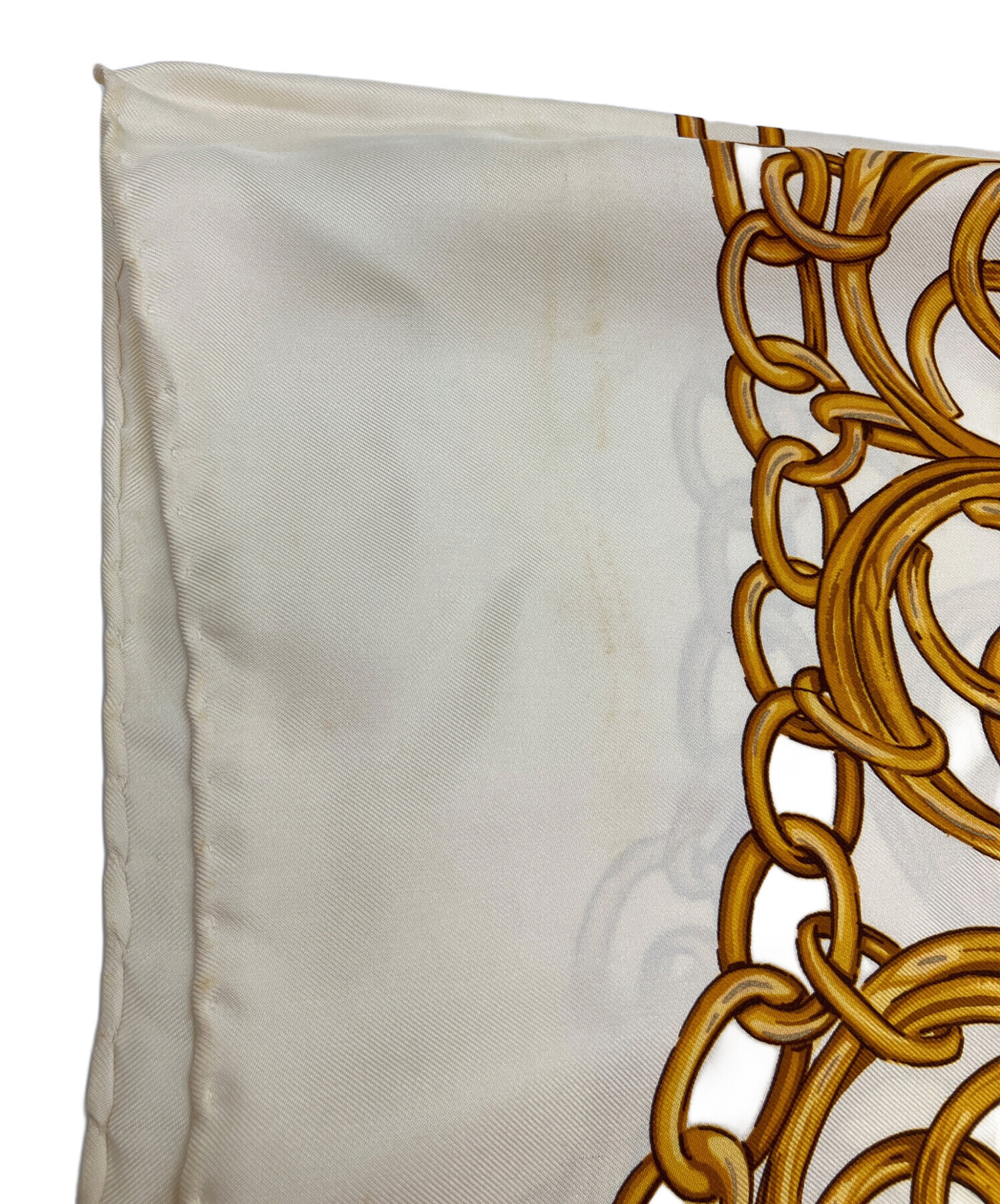 中古・古着通販】CHANEL (シャネル) シルクスカーフ ベージュ