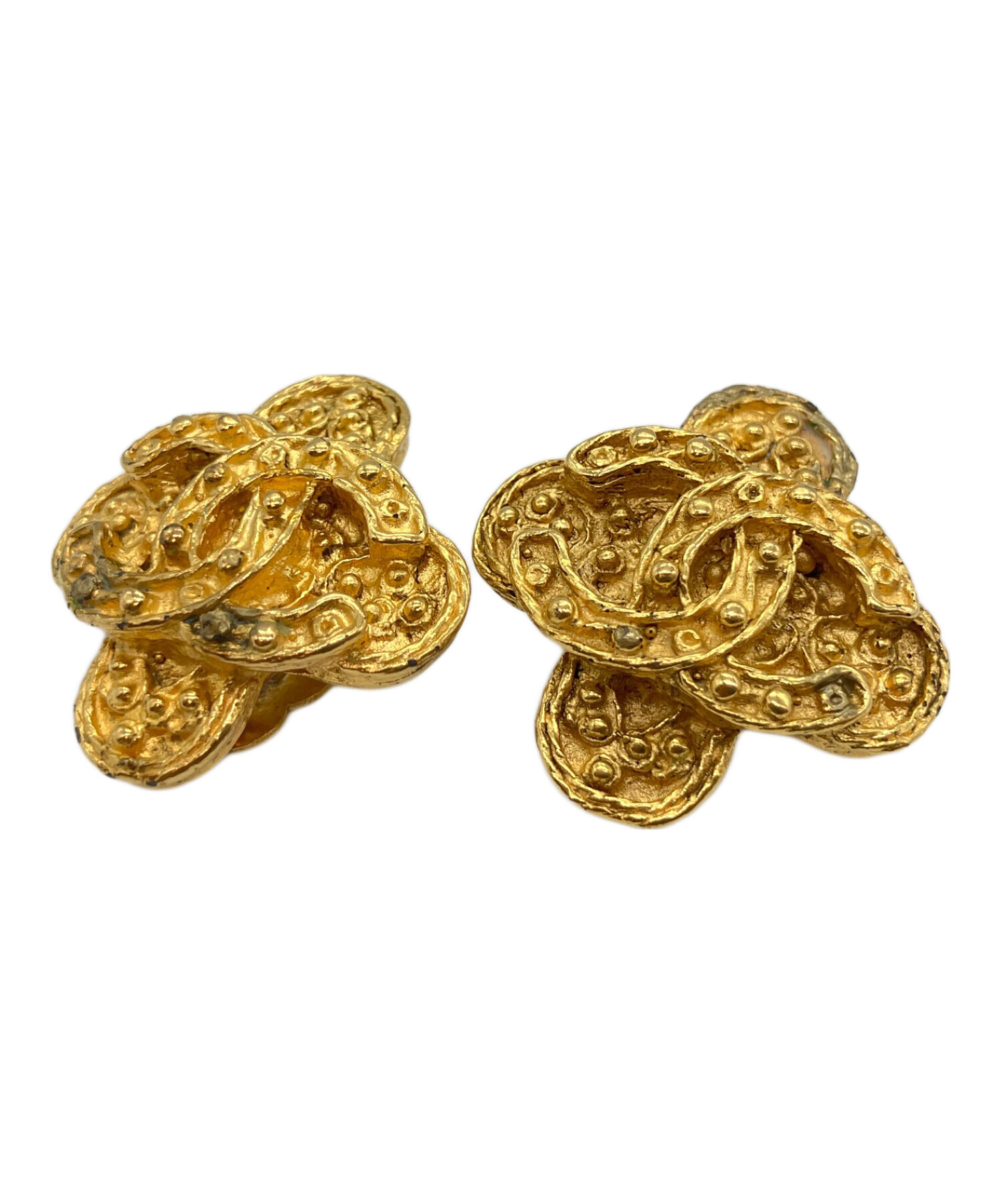 中古・古着通販】CHANEL (シャネル) イヤリング ゴールド｜ブランド 