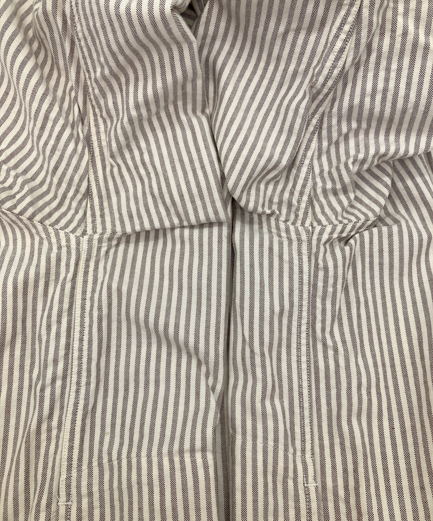 中古・古着通販】DANTON (ダントン) バンドカラー長袖シャツ グレー