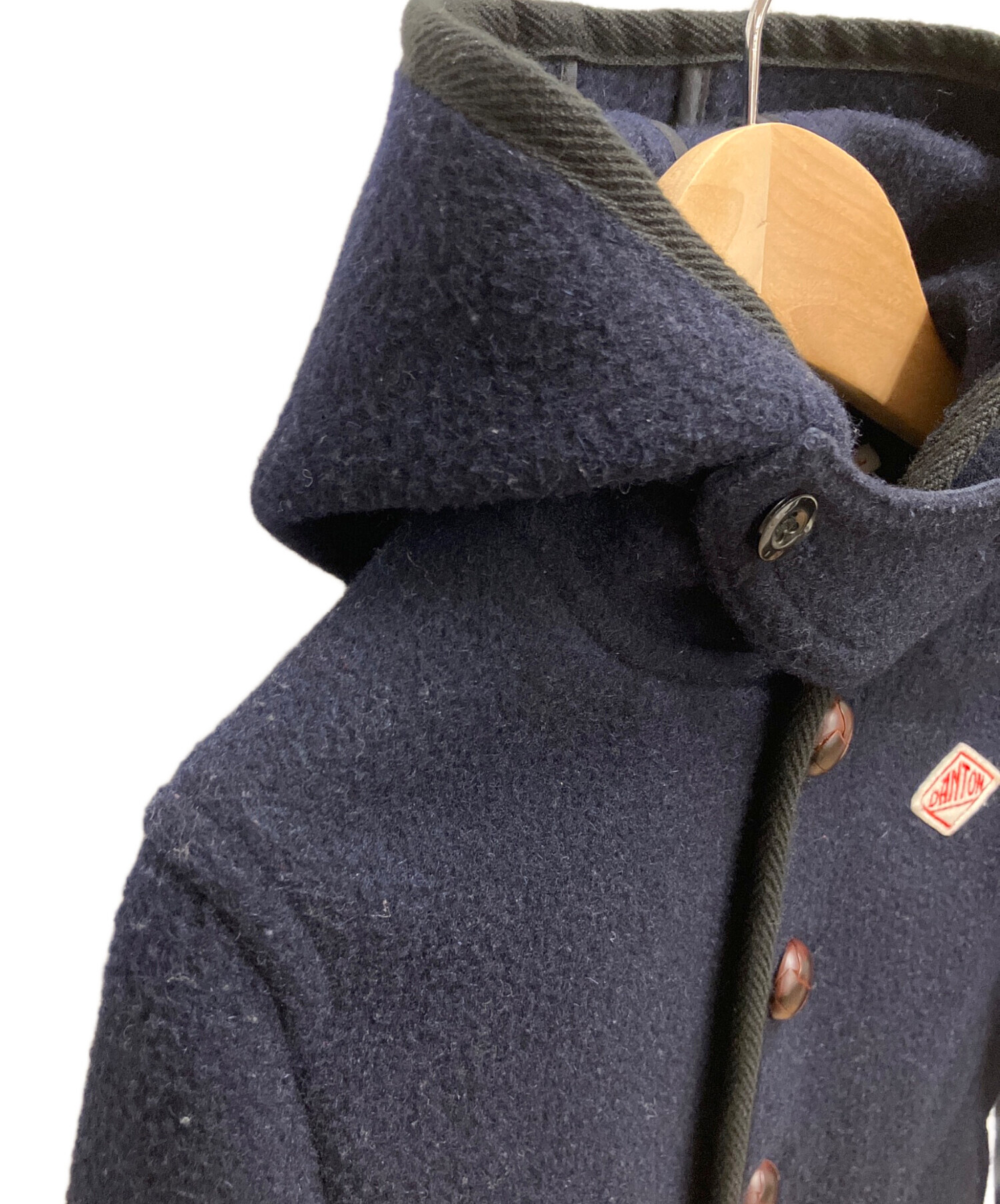 DANTON ダントン WOOL MOSSER 丸衿ブルゾン ウール ジャケット 美品