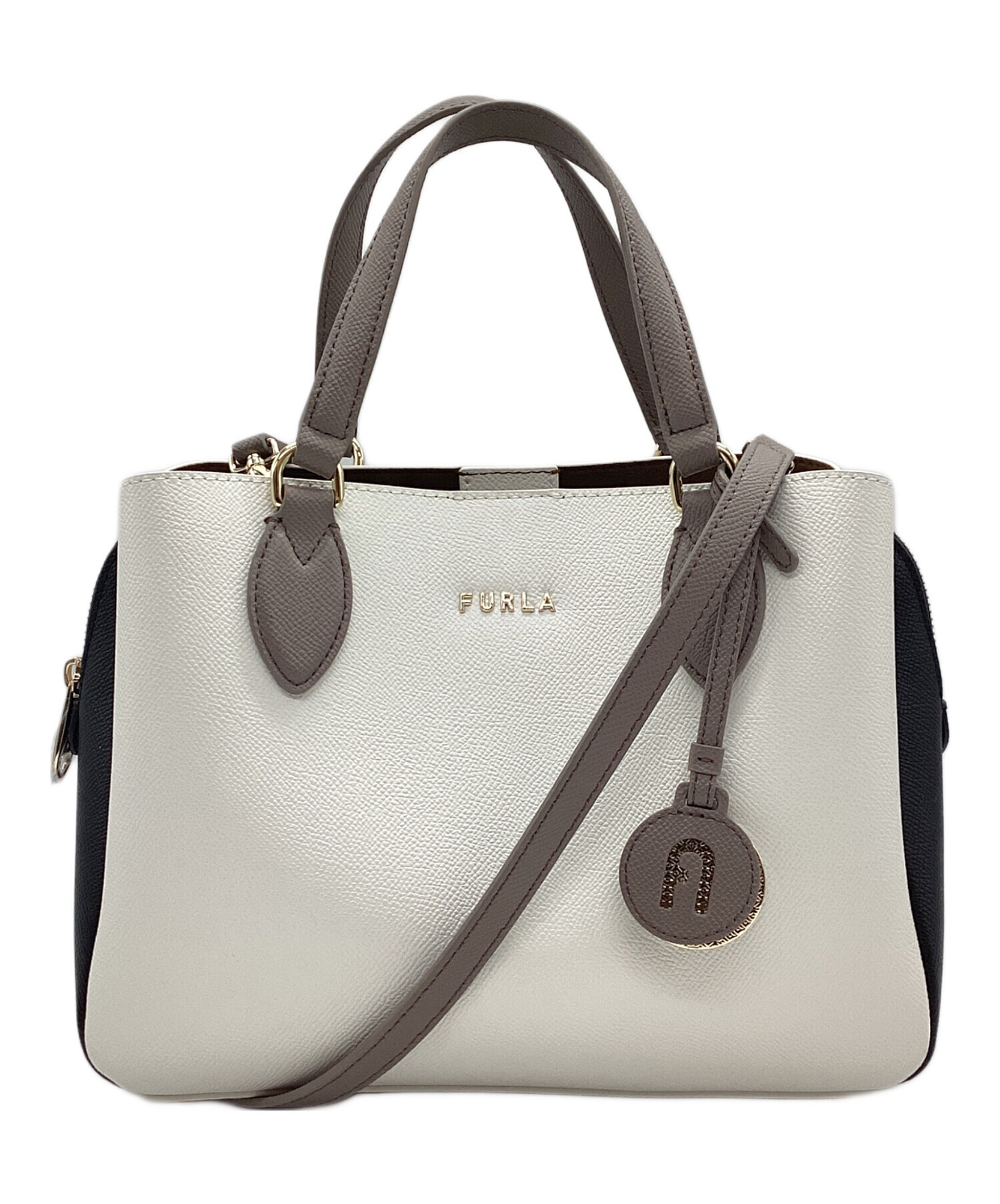 FURLA ショルダーバッグ 2way グレージュ 【公式通販】