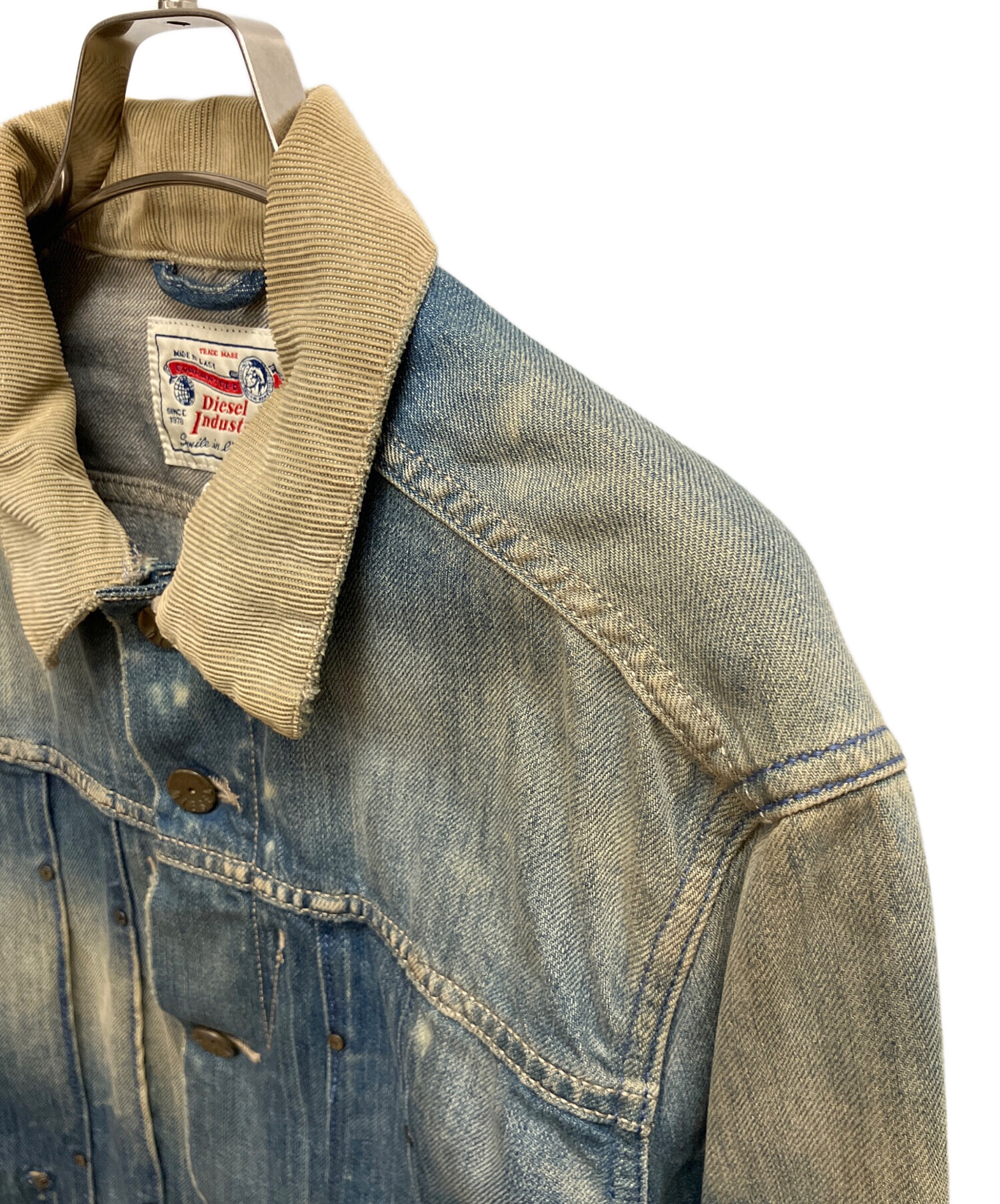 中古・古着通販】DIESEL (ディーゼル) デニムジャケット インディゴ 