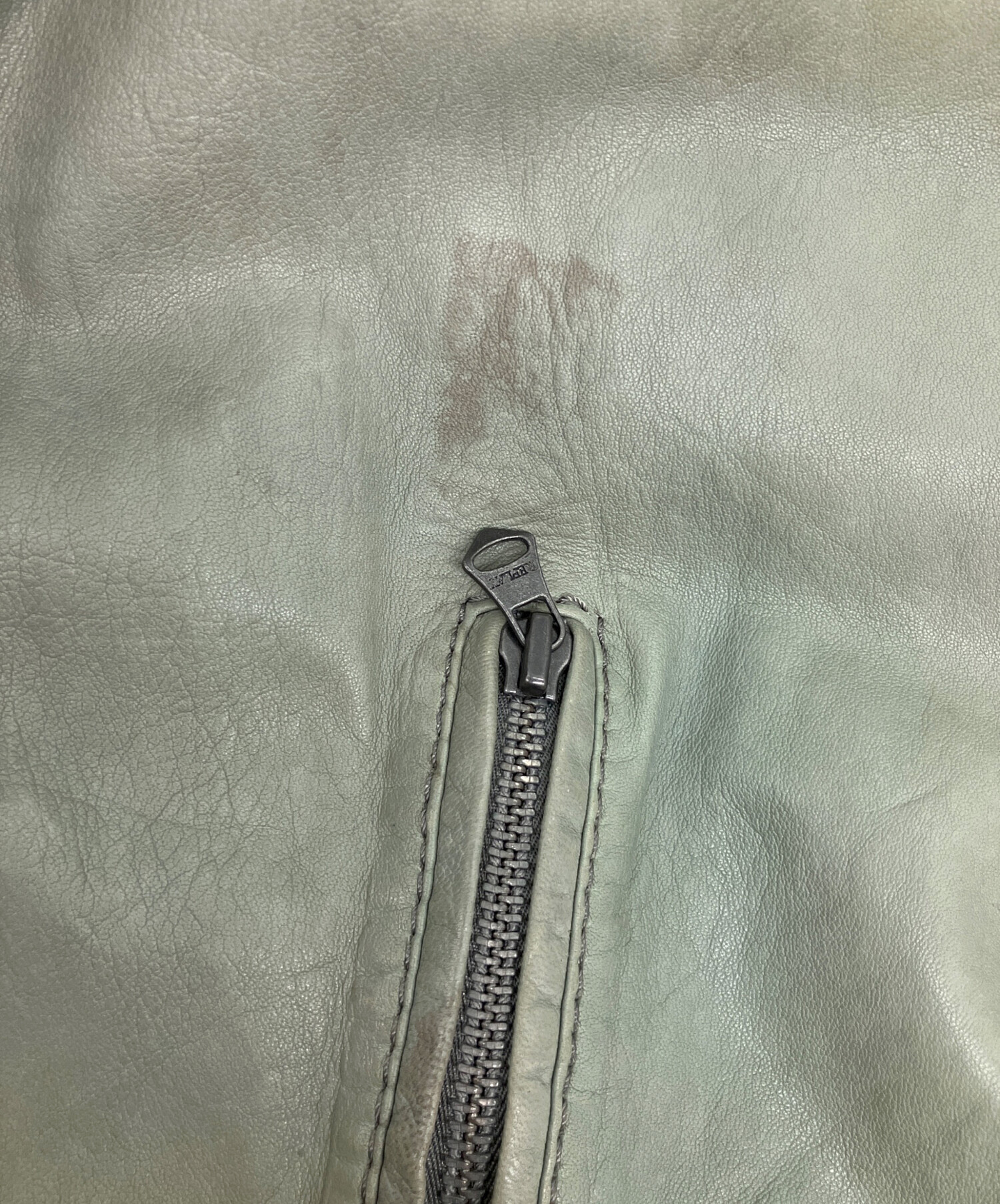 中古・古着通販】REPLAY (リプレイ) レザージャケット グリーン サイズ