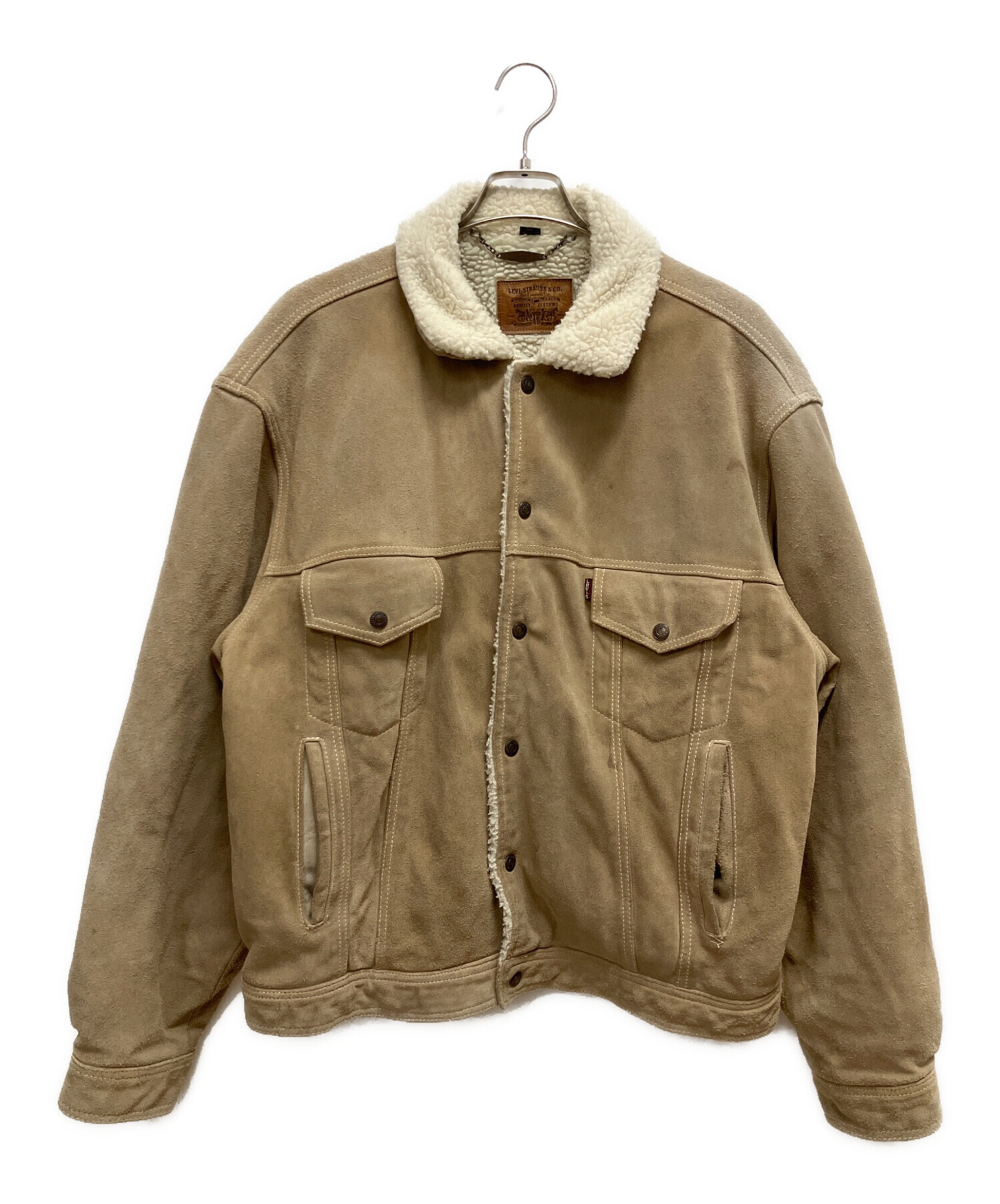 中古・古着通販】LEVI'S (リーバイス) ボアジャケット ベージュ サイズ