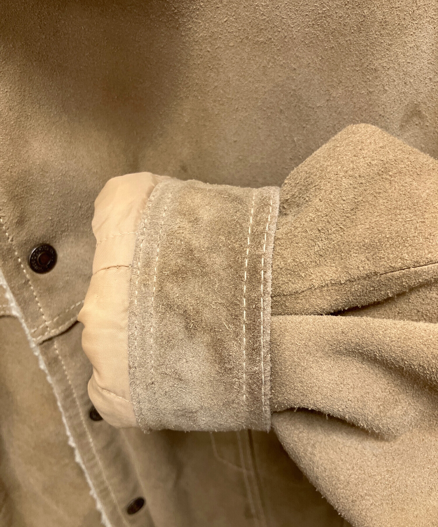 中古・古着通販】LEVI'S (リーバイス) ボアジャケット ベージュ サイズ