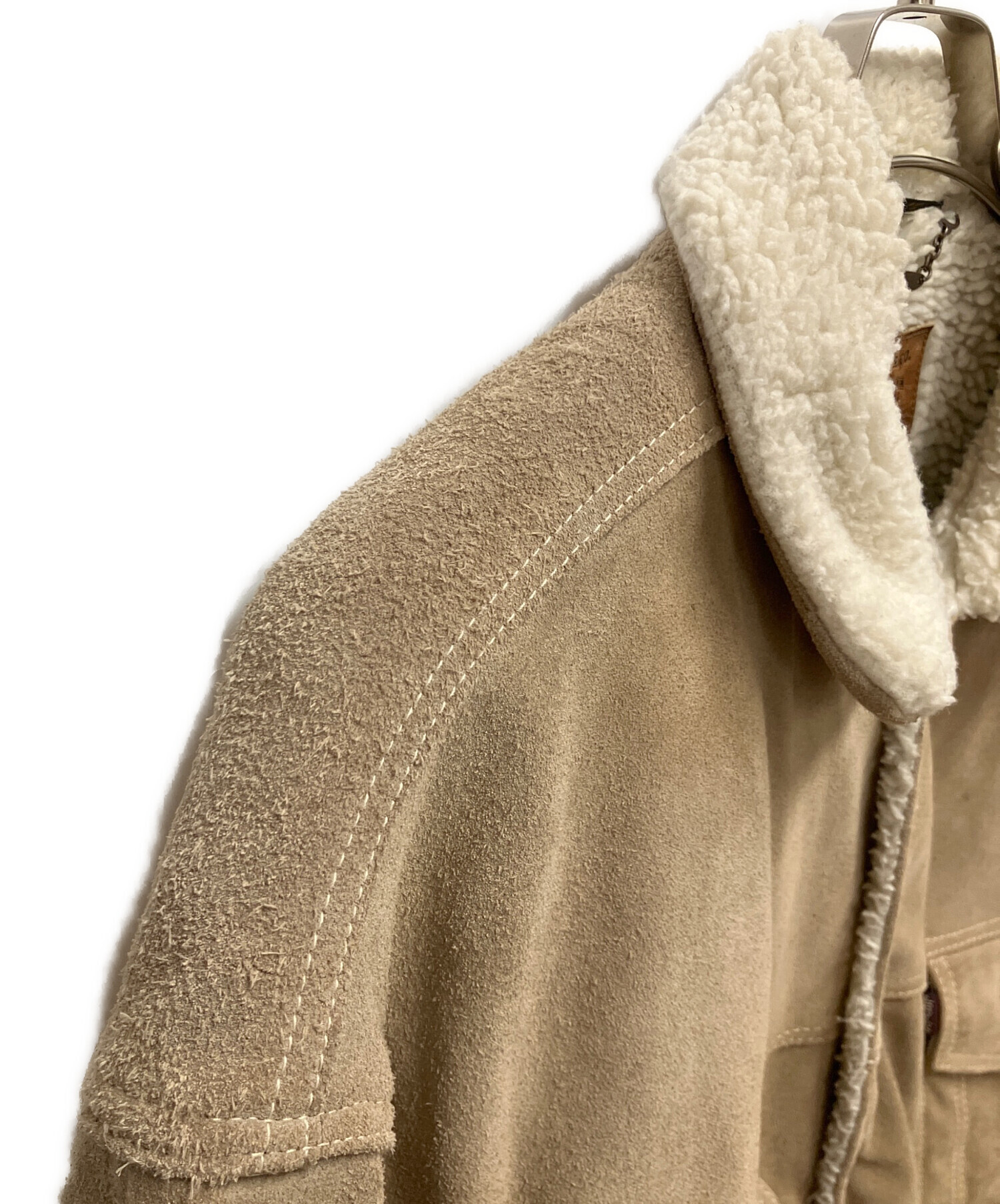 中古・古着通販】LEVI'S (リーバイス) ボアジャケット ベージュ サイズ