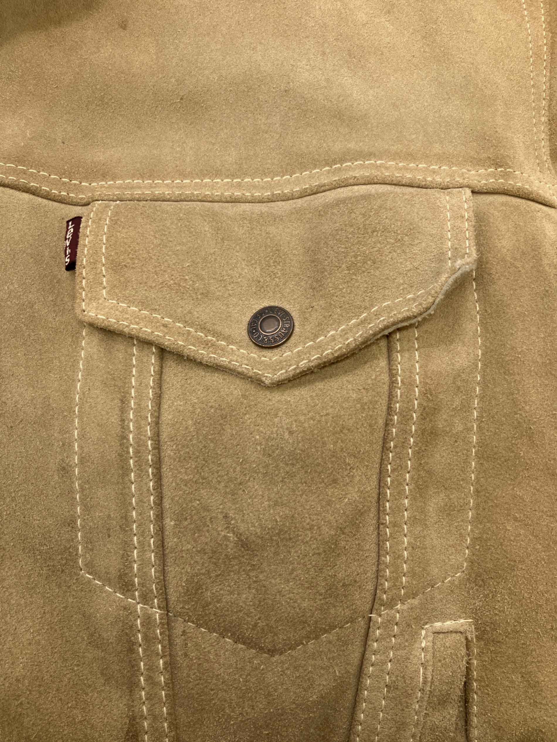 中古・古着通販】LEVI'S (リーバイス) ボアジャケット ベージュ サイズ