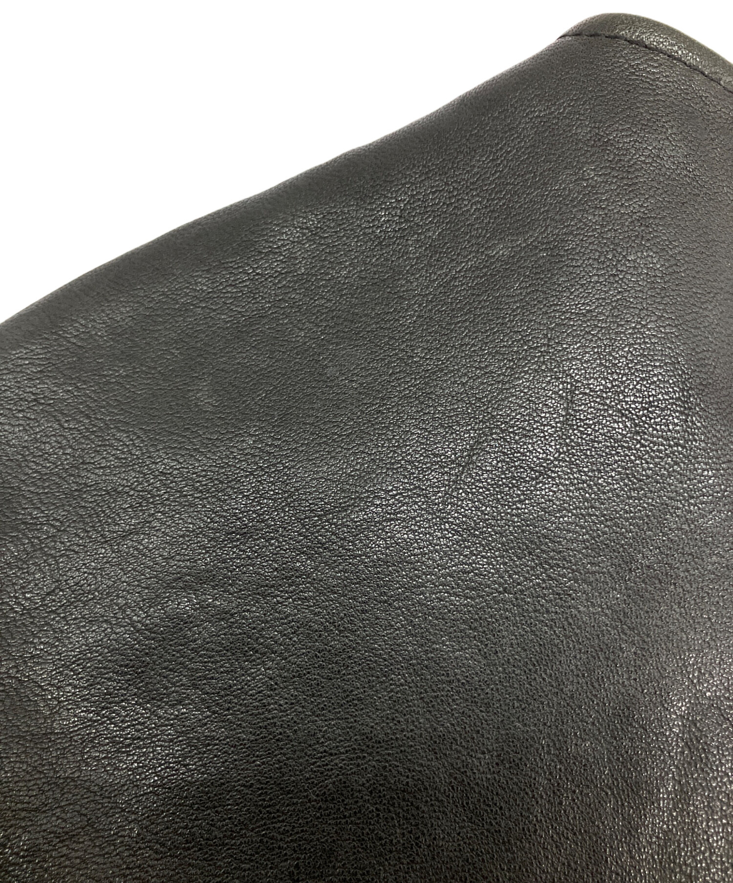 中古・古着通販】VICTIM (ヴィクティム) レザーノーカラーライダース 