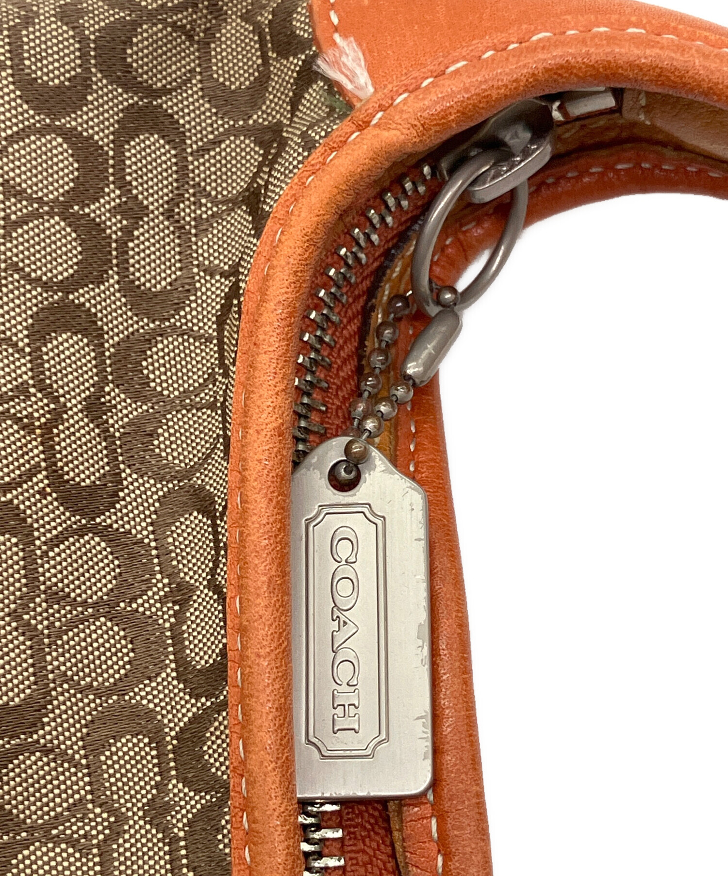 中古・古着通販】COACH (コーチ) ミニシグネチャー ハンドバッグ 