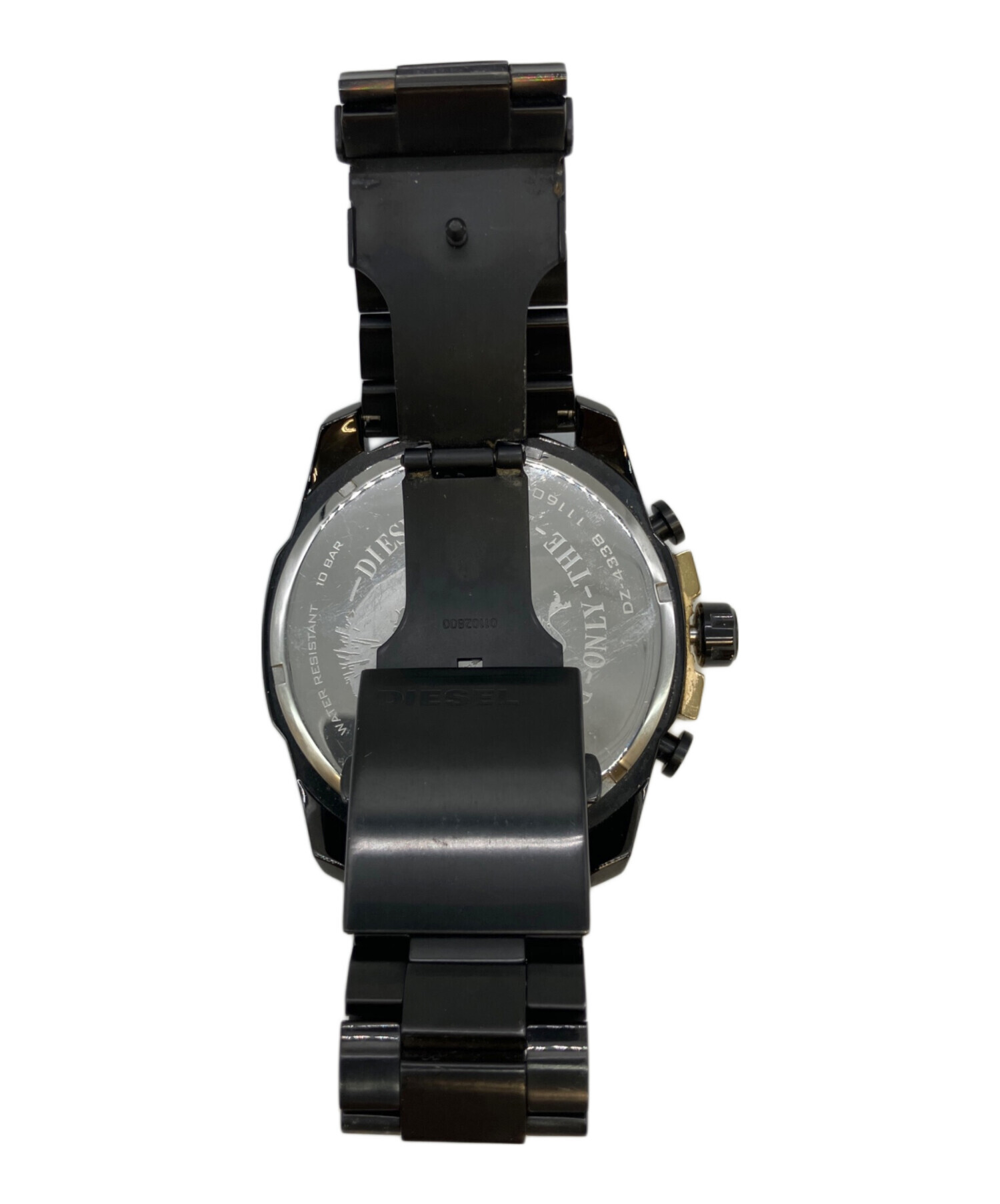 中古・古着通販】DIESEL (ディーゼル) クロノグラフ ブラック 