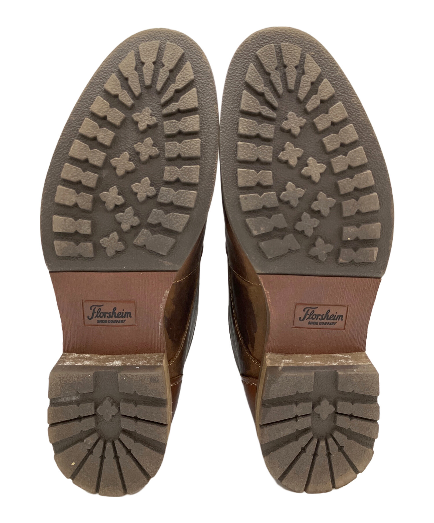 中古・古着通販】Florsheim (フローシャイム) レザーブーツ ブラウン