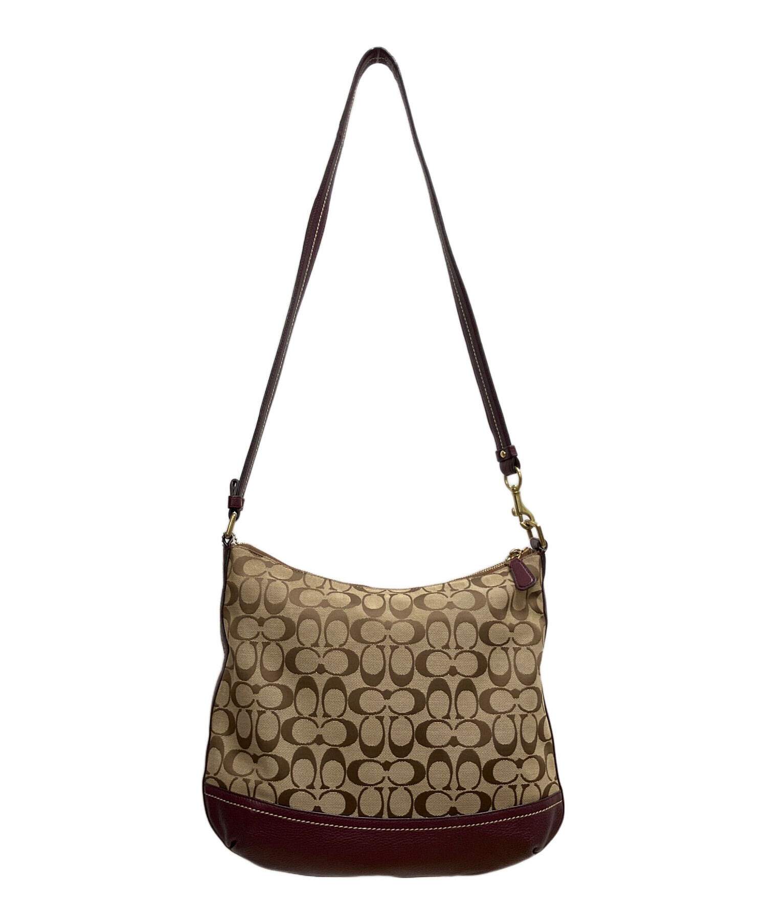 中古・古着通販】COACH (コーチ) シグネチャー ショルダーバッグ