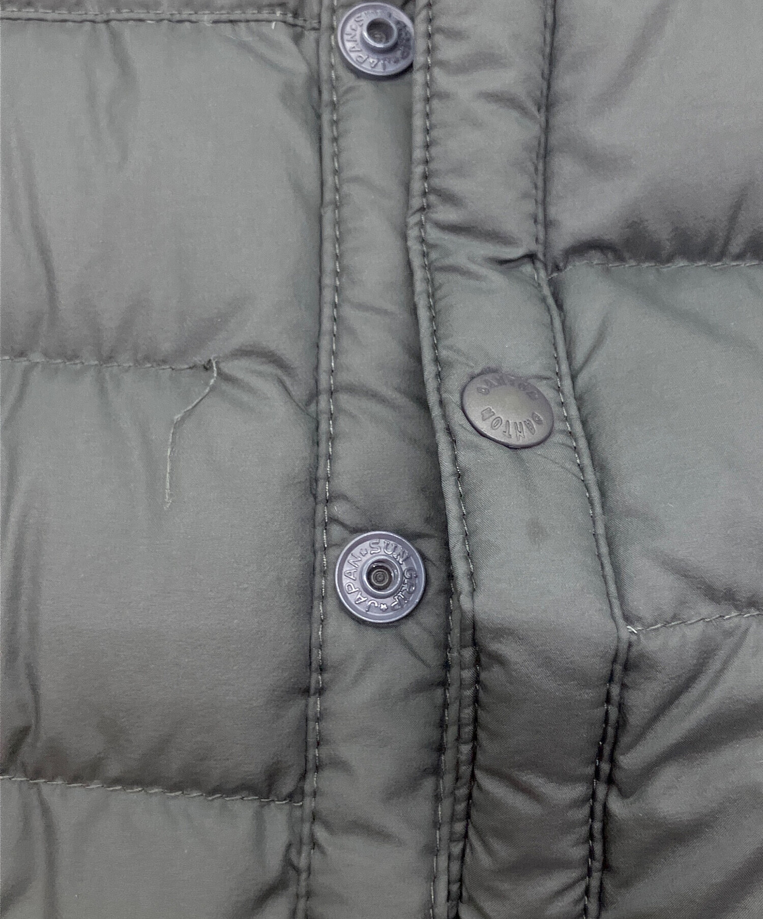 DANTON ダントン　インナーダウンクールネックジャケット(グレー)サイズM DANTON/ダントン] インナーダウン クルーネックジャケット（ダウン