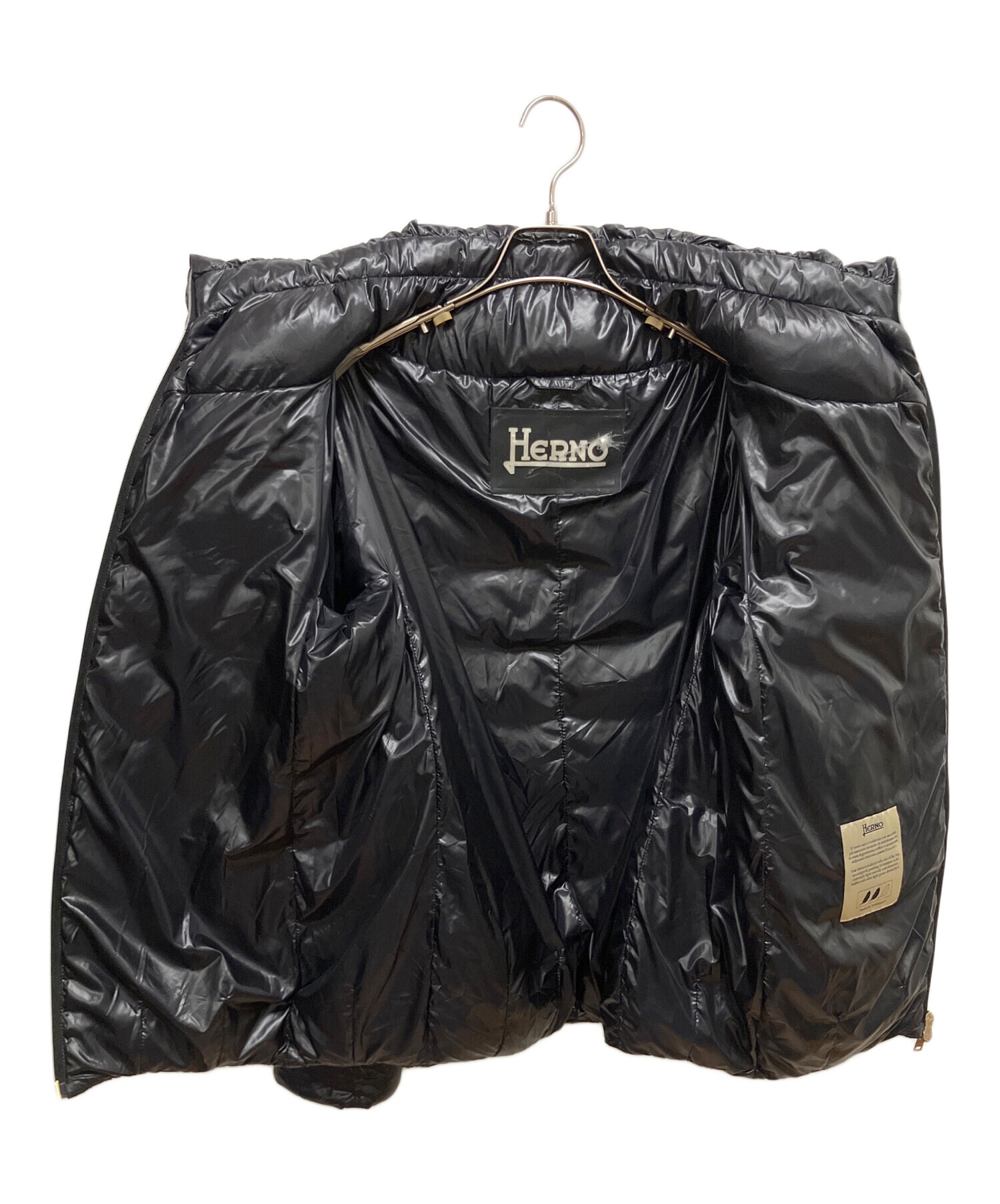 中古・古着通販】HERNO (ヘルノ) ダウンジャケット ネイビー サイズ 