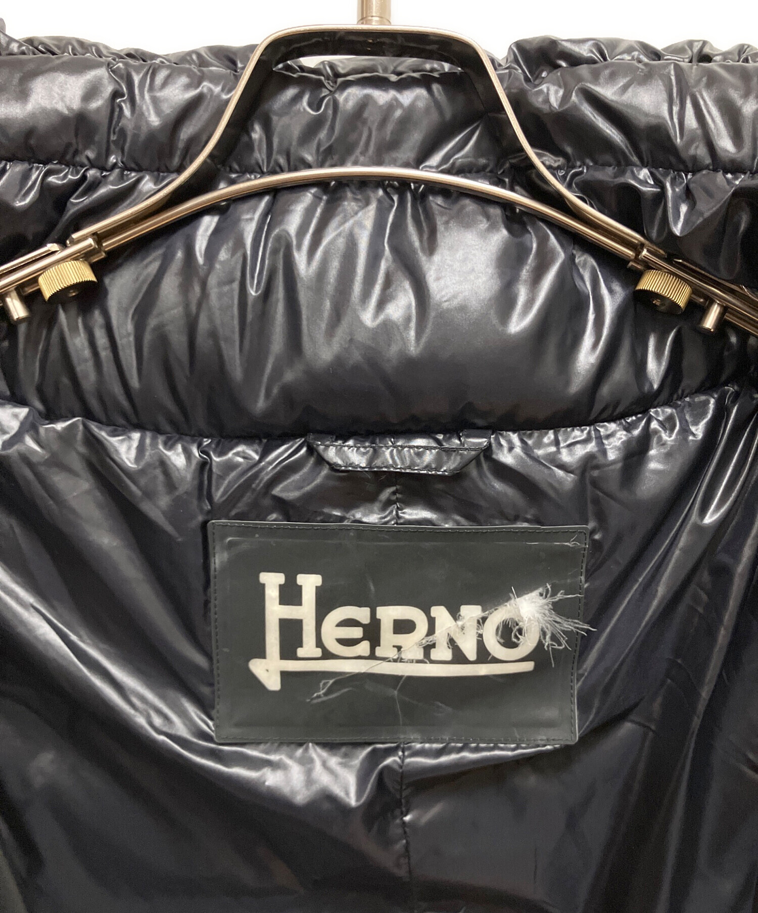 中古・古着通販】HERNO (ヘルノ) ダウンジャケット ネイビー サイズ 
