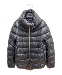 新品未使用　ヘルノ　モノグラム　ダウンジャケット　　カーリー HERNO - 新品・未使用 Herno ヘルノ モノグラムダウンの通販 by よしき