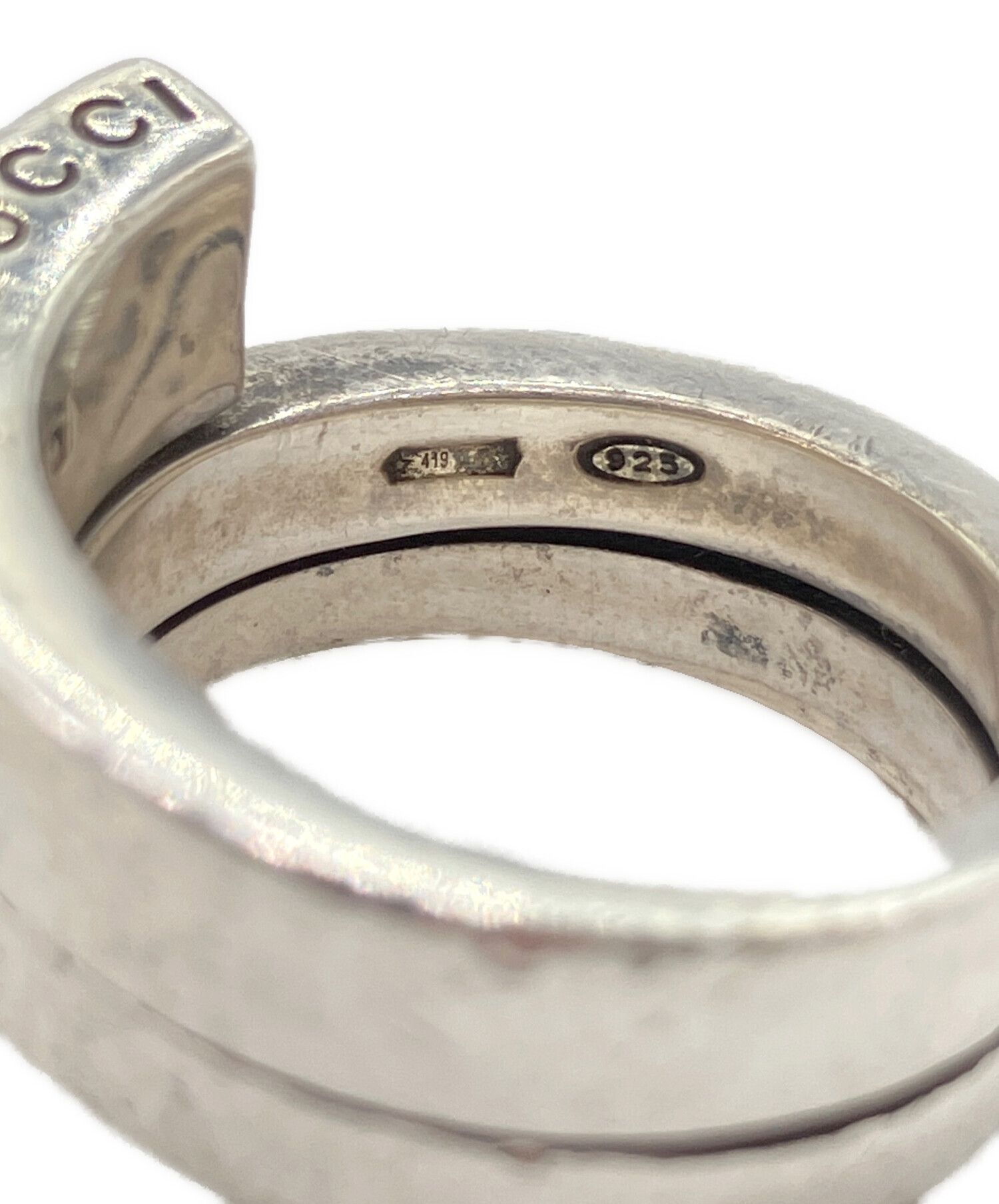 中古・古着通販】GUCCI (グッチ) スパイラルリング シルバー