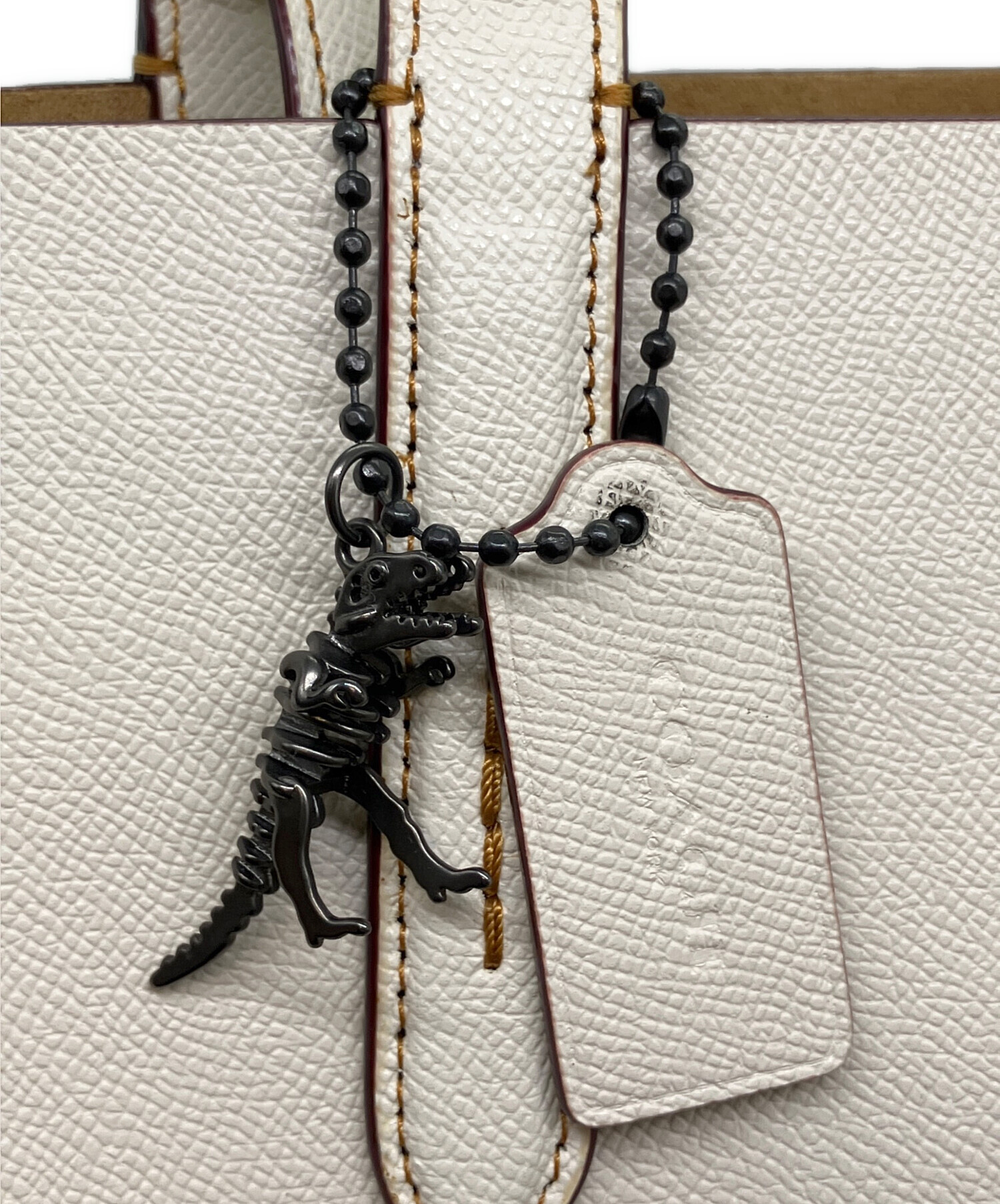 中古・古着通販】COACH (コーチ) レキシー トートバッグ ホワイト