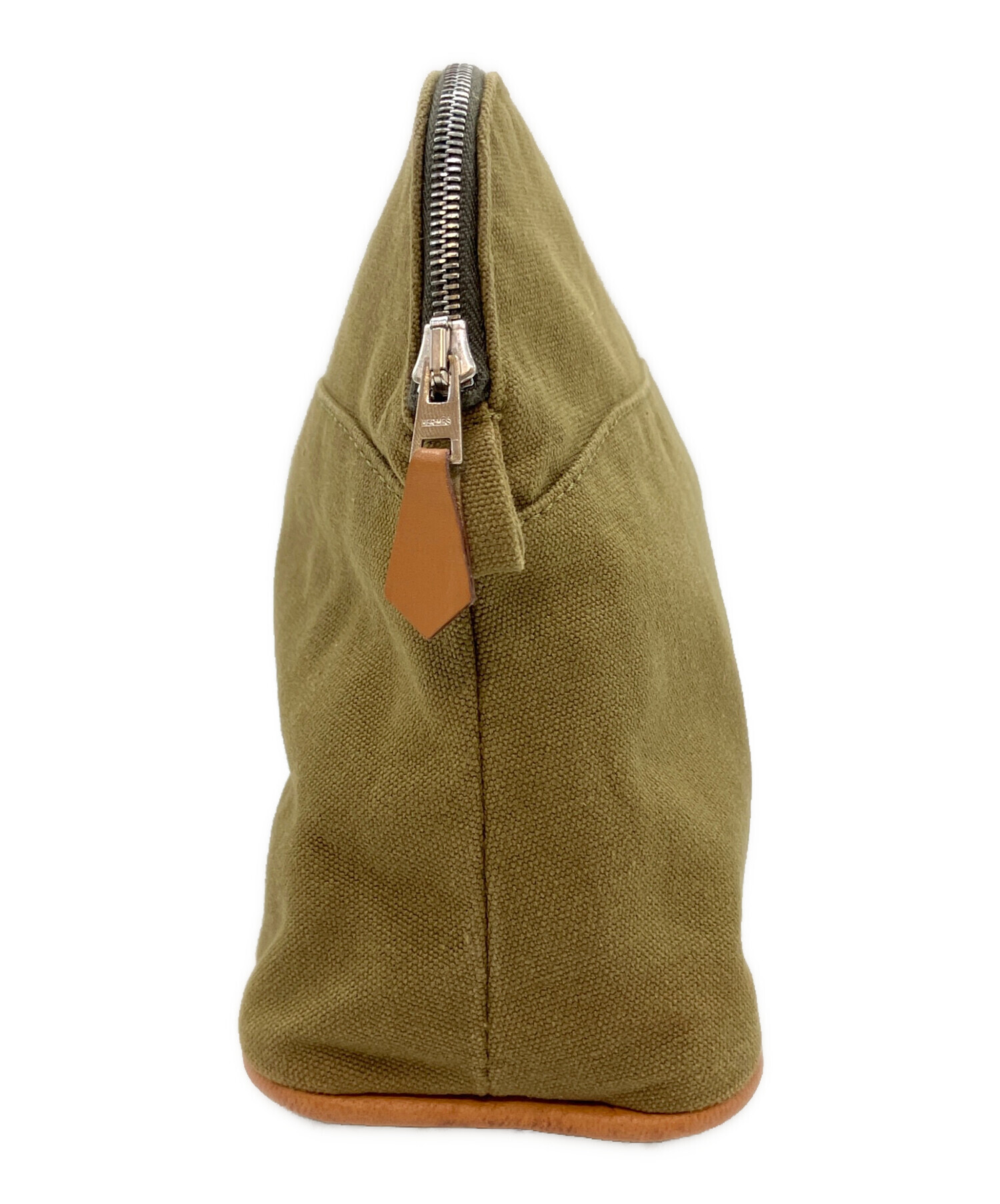 中古・古着通販】HERMES (エルメス) ボリードポーチ オリーブ